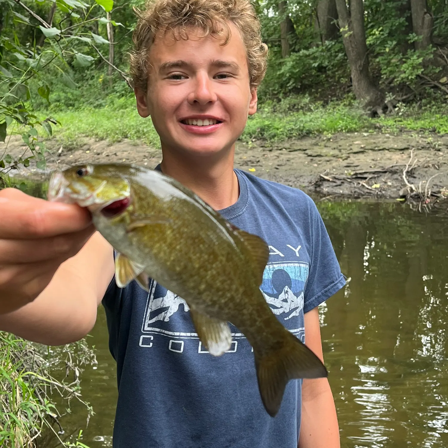 Smallmouth bass caught on Fishbrain