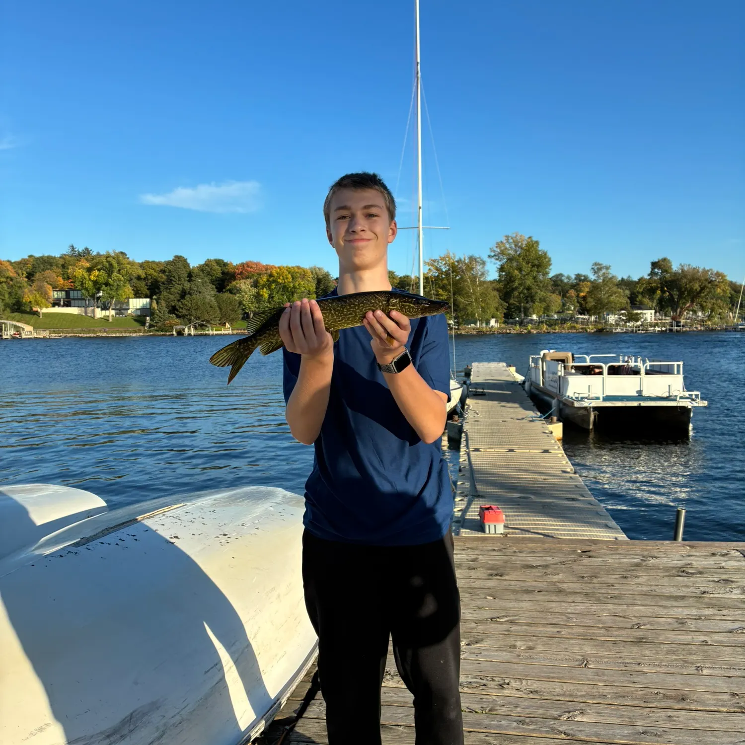 Northern pike caught on Fishbrain