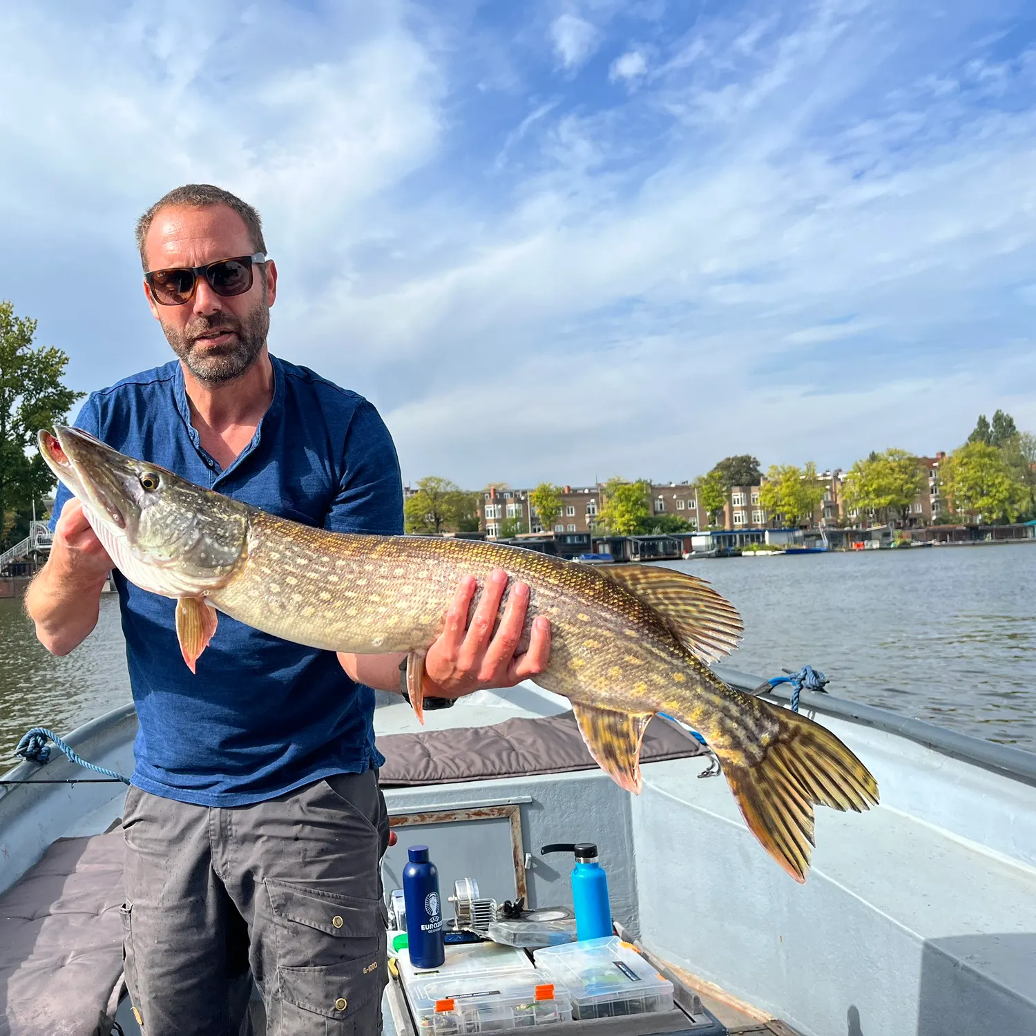 Northern pike caught on Fishbrain