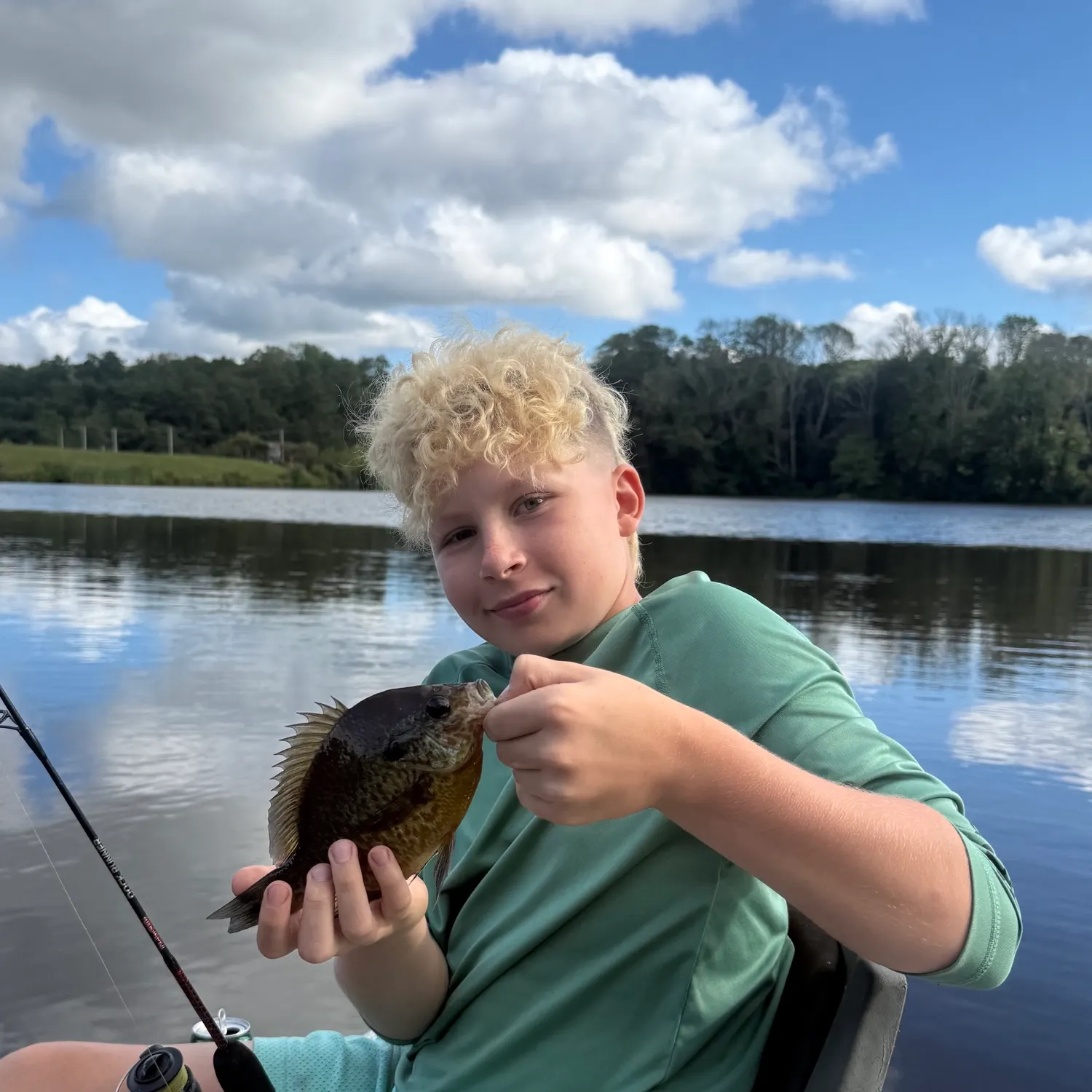 Greengill hybrid caught on Fishbrain