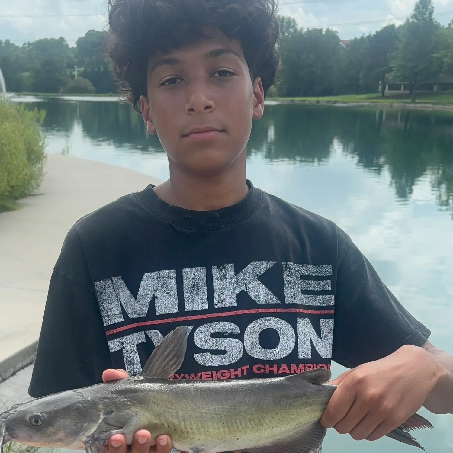 Channel catfish caught on Fishbrain