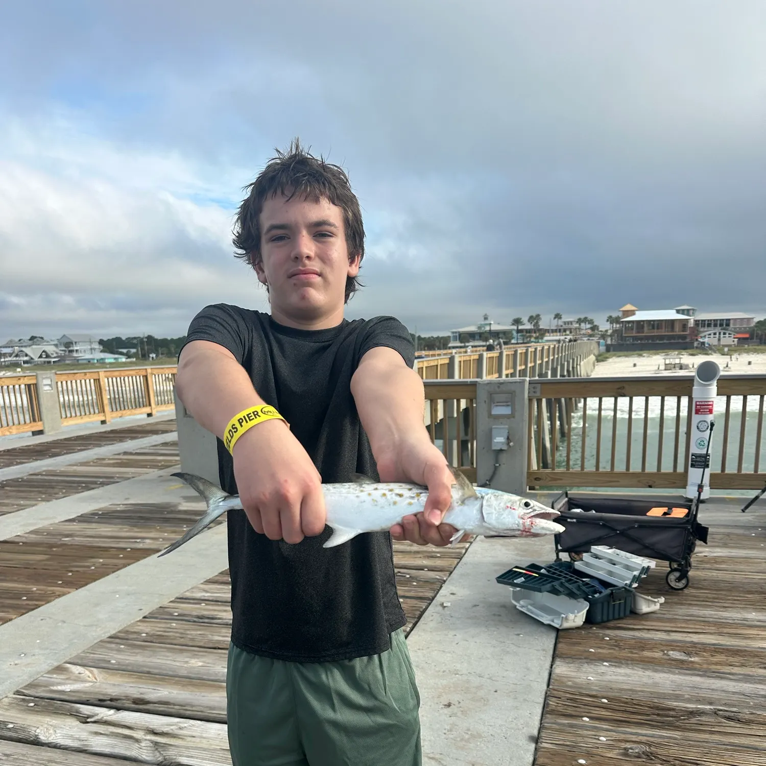 Spanish mackerel caught on Fishbrain