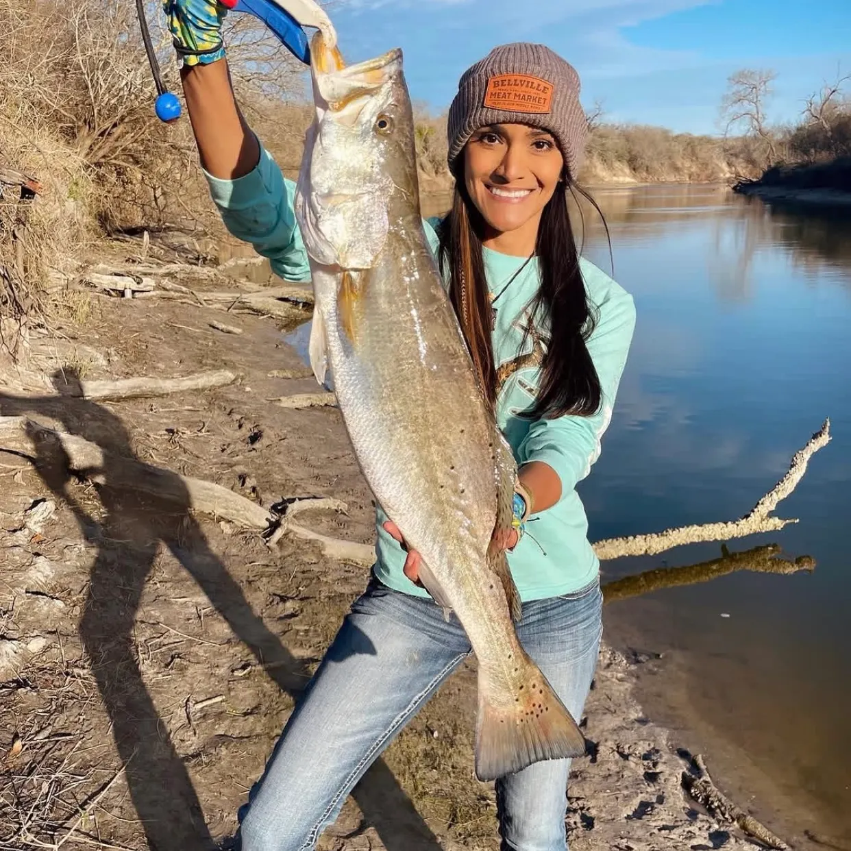 Spotted seatrout caught on Fishbrain