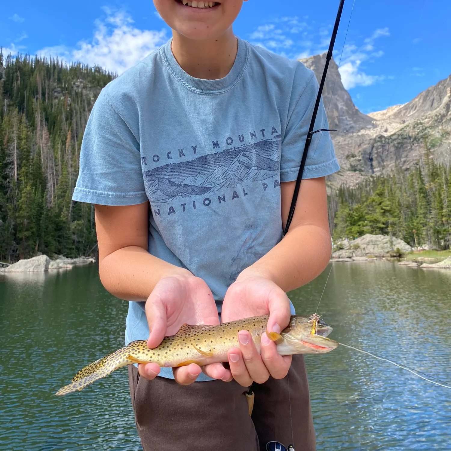 Cutthroat trout caught on Fishbrain
