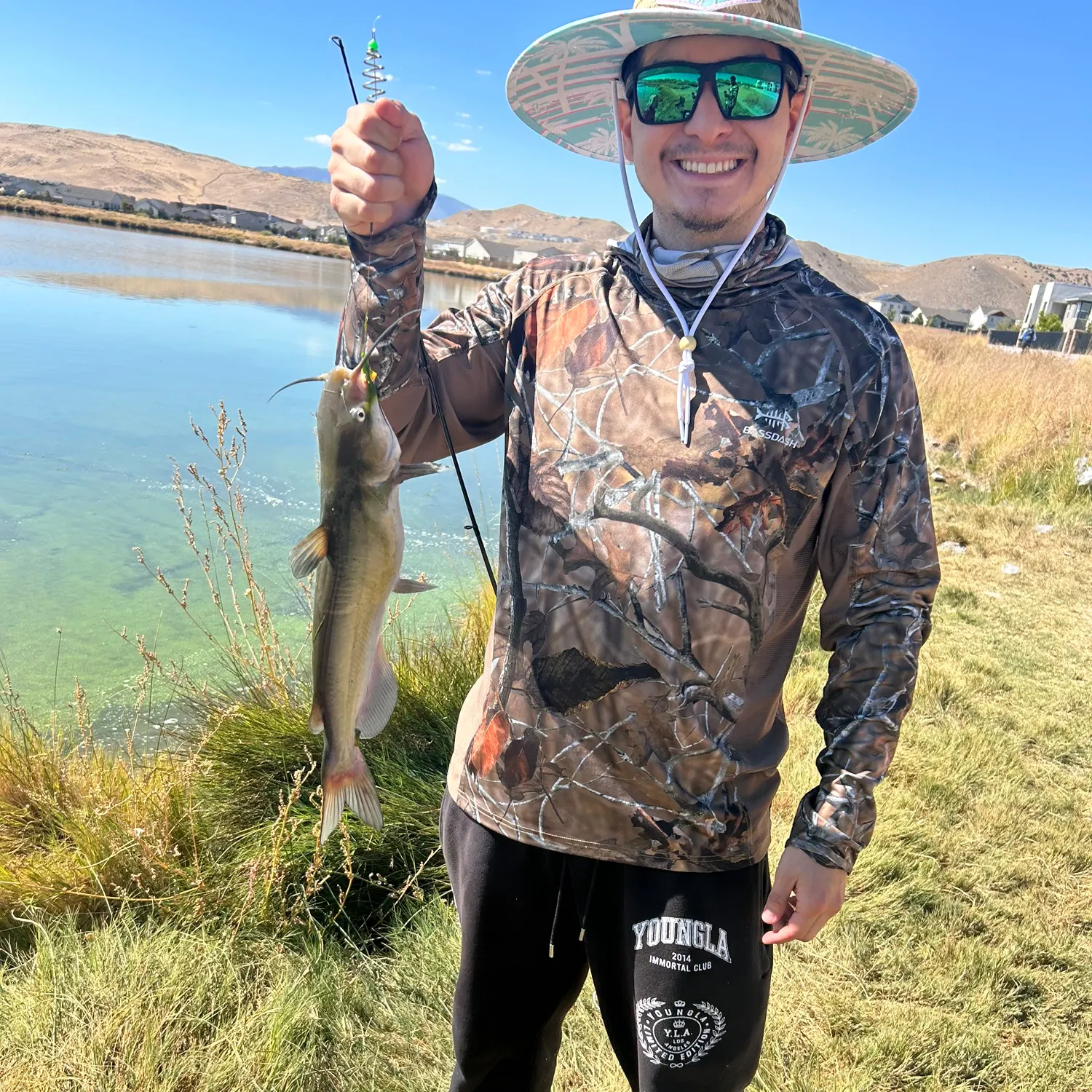 Channel catfish caught on Fishbrain