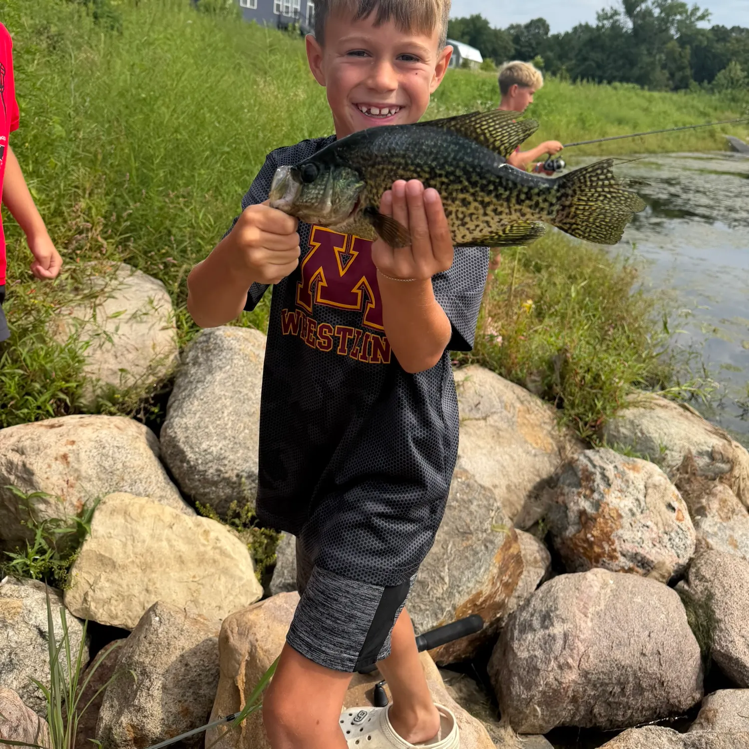Black crappie caught on Fishbrain