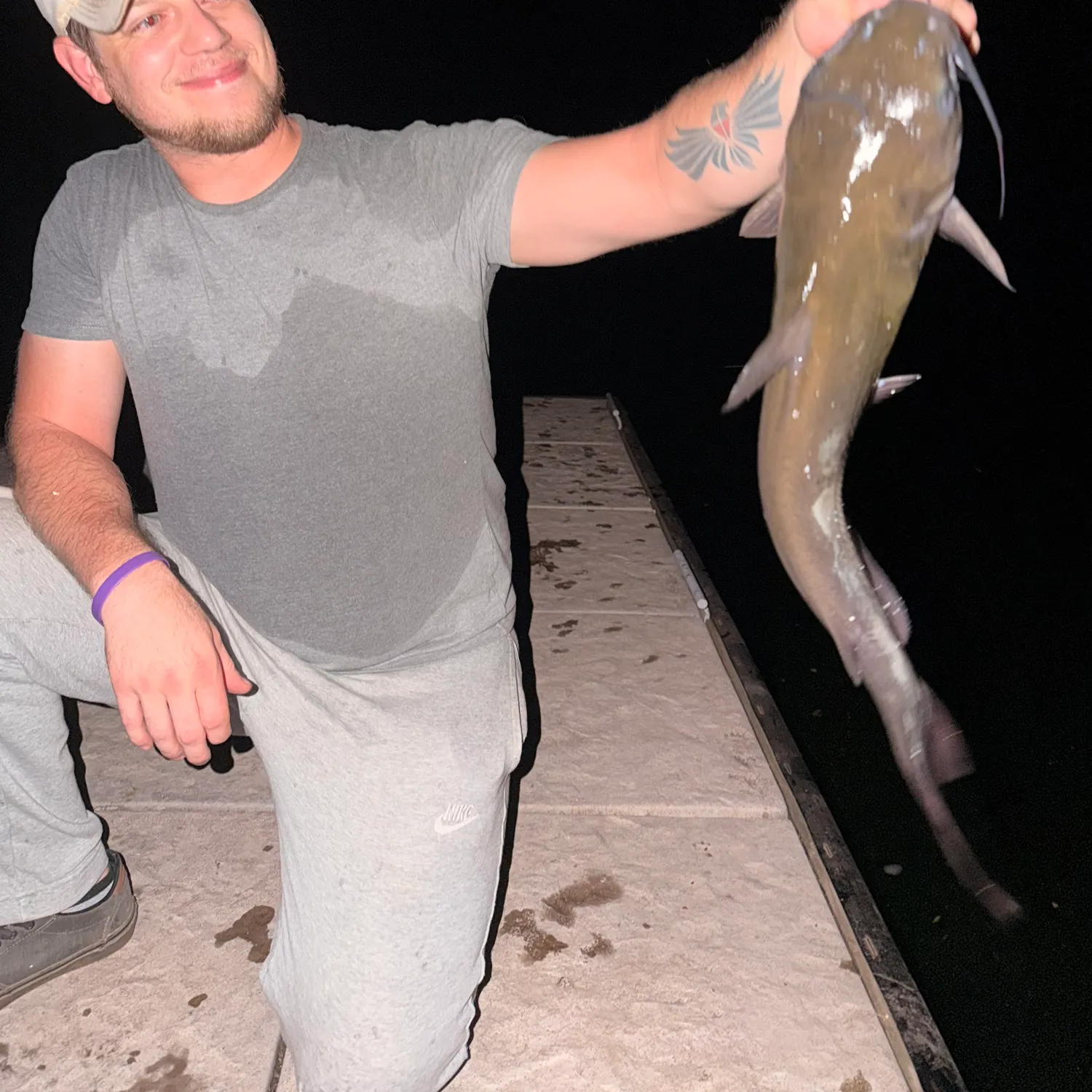 Channel catfish caught on Fishbrain