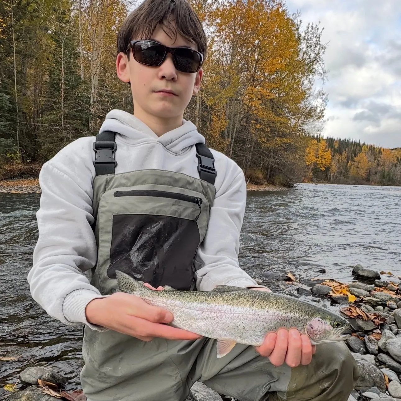 Rainbow trout caught on Fishbrain