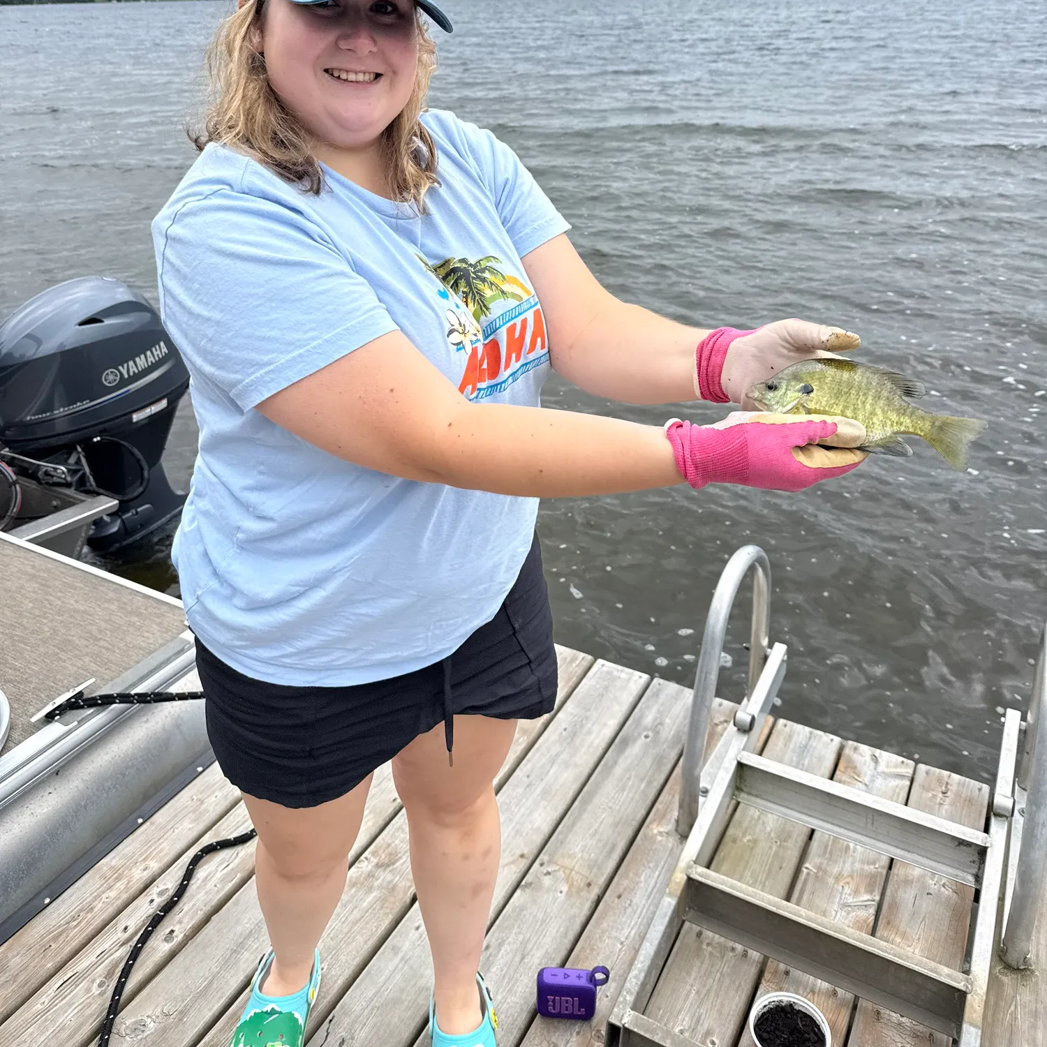 Pumpkinseed caught on Fishbrain