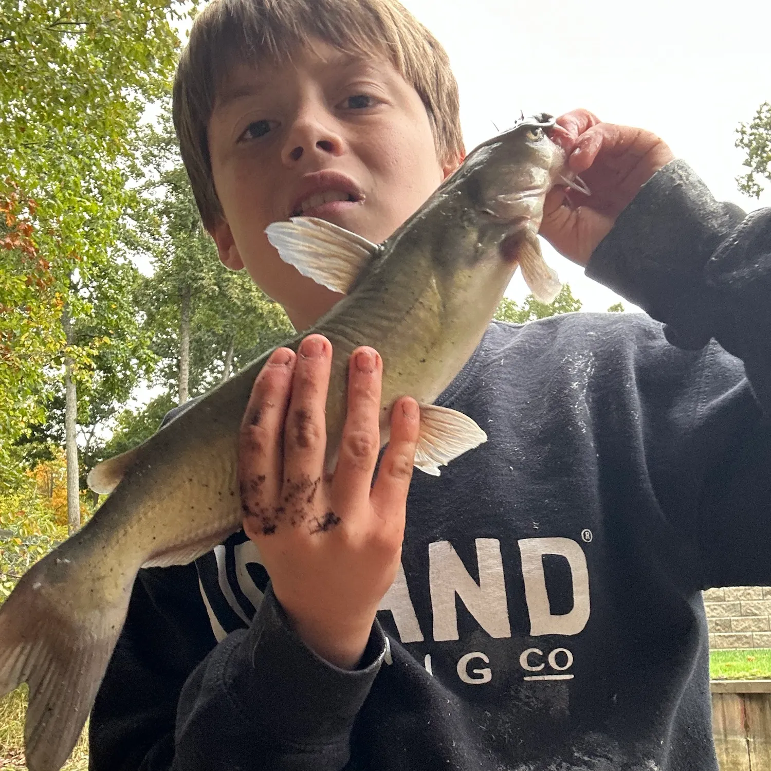 Channel catfish caught on Fishbrain