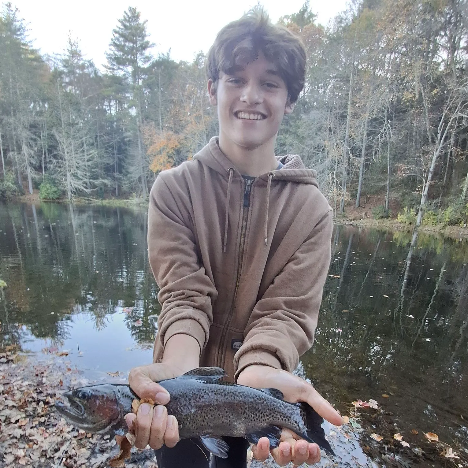 Rainbow trout caught on Fishbrain