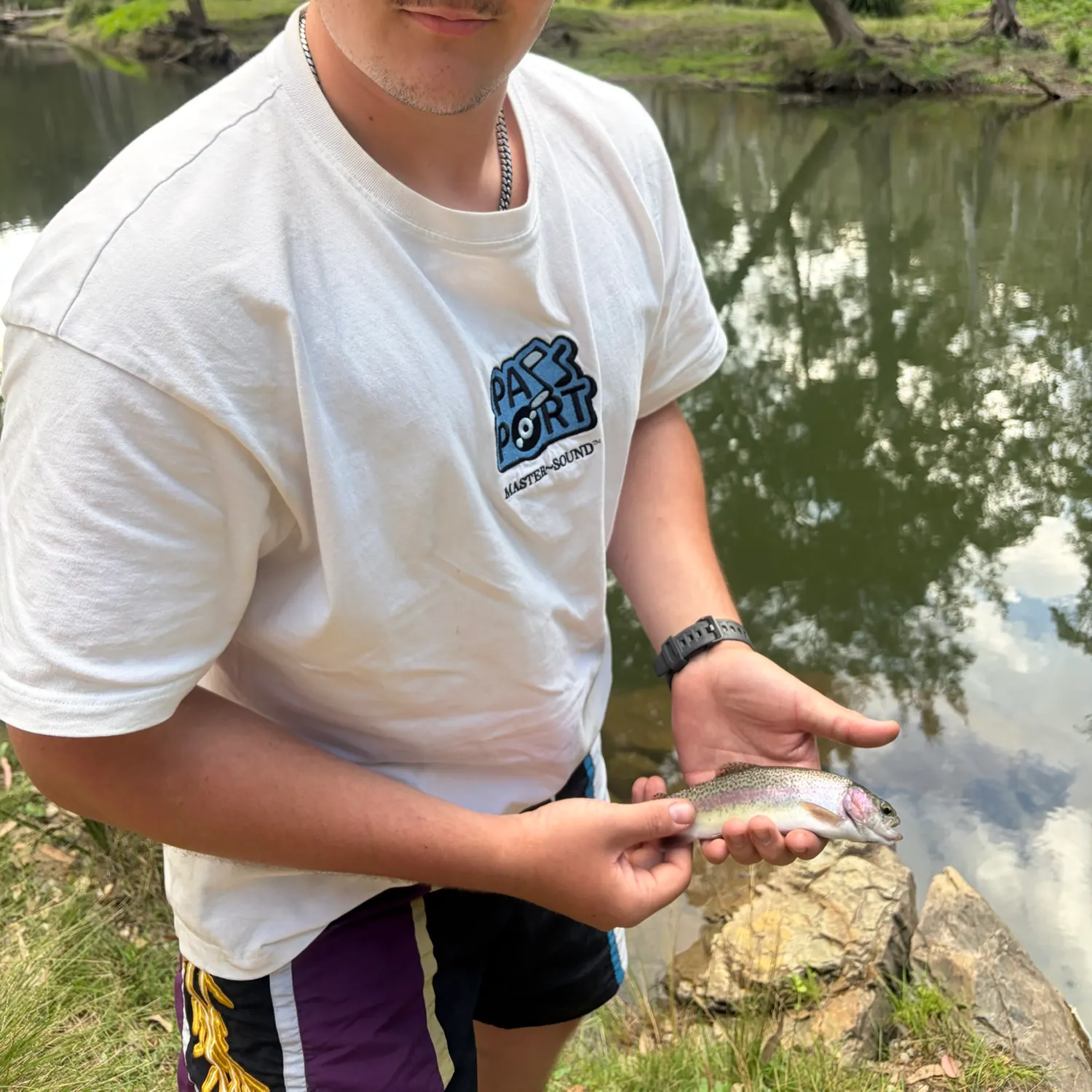 Rainbow trout caught on Fishbrain