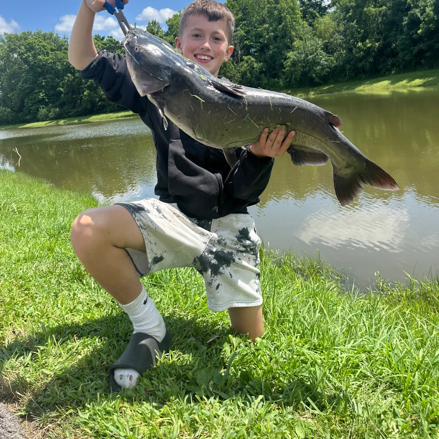 Channel catfish caught on Fishbrain