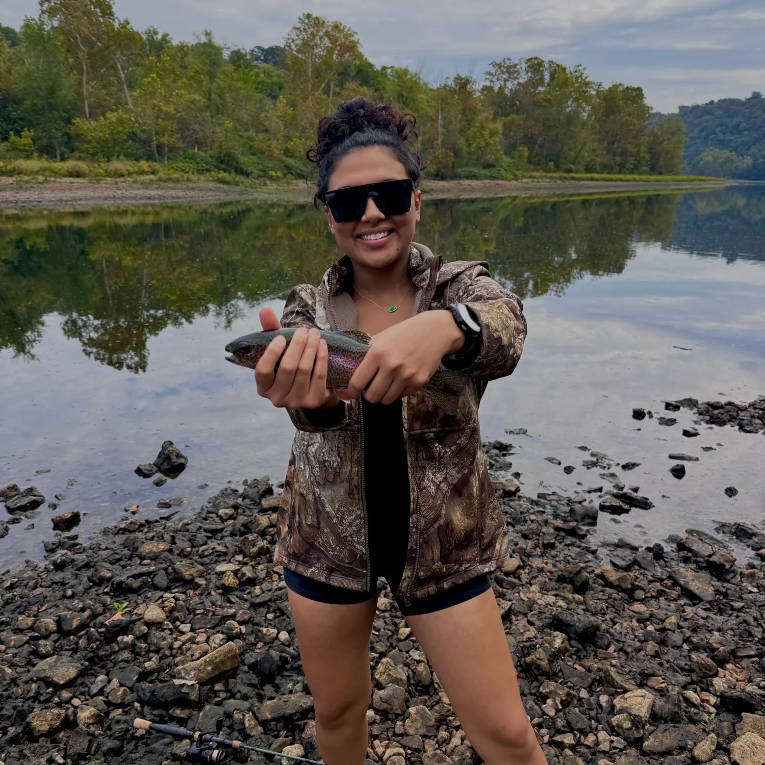 Rainbow trout caught on Fishbrain