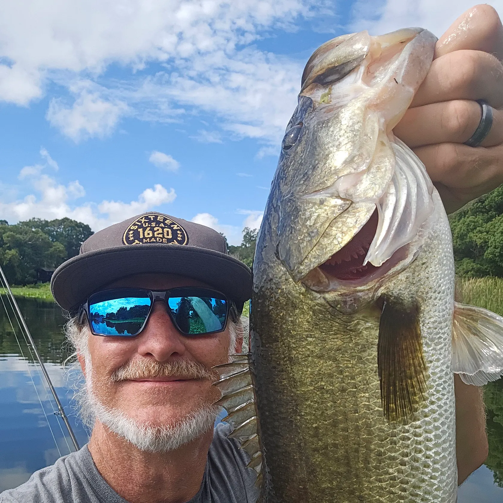 Florida bass caught on Fishbrain