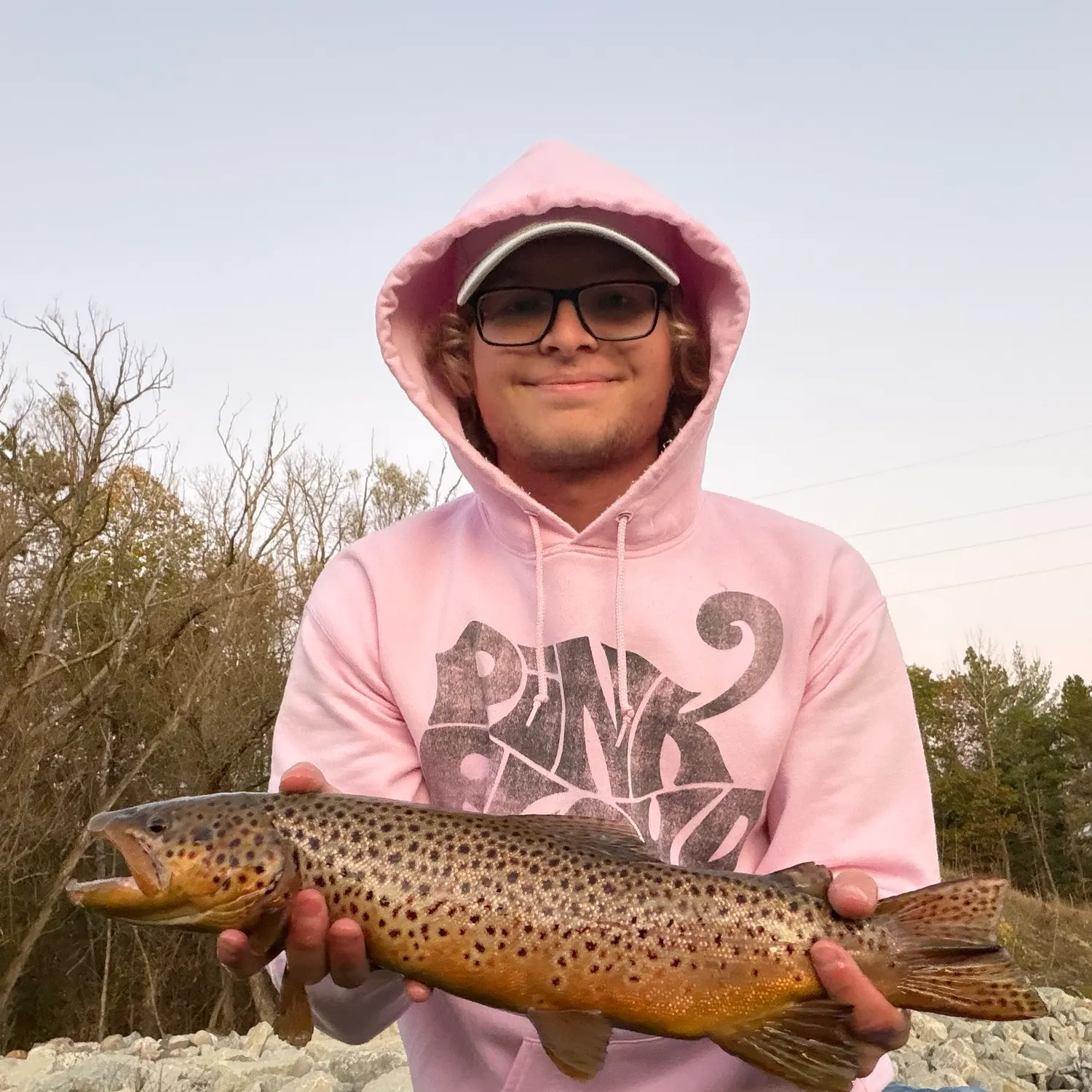 Brown trout caught on Fishbrain