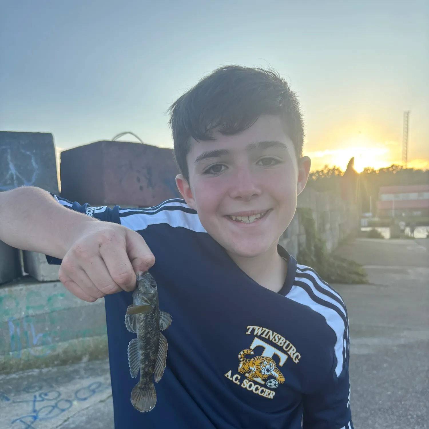 Round goby caught on Fishbrain