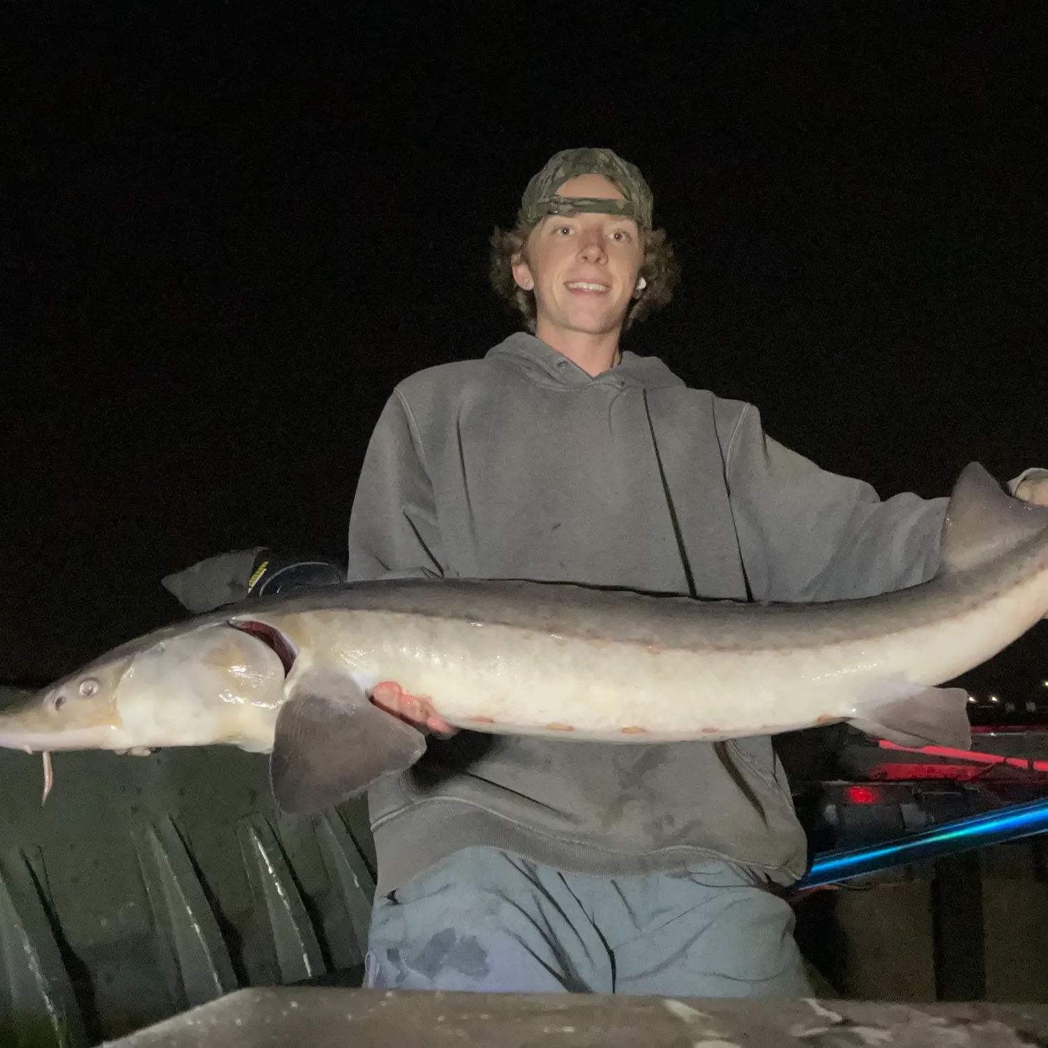 Lake sturgeon caught on Fishbrain