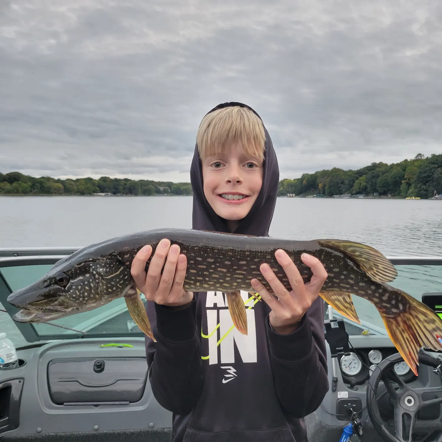 Northern pike caught on Fishbrain