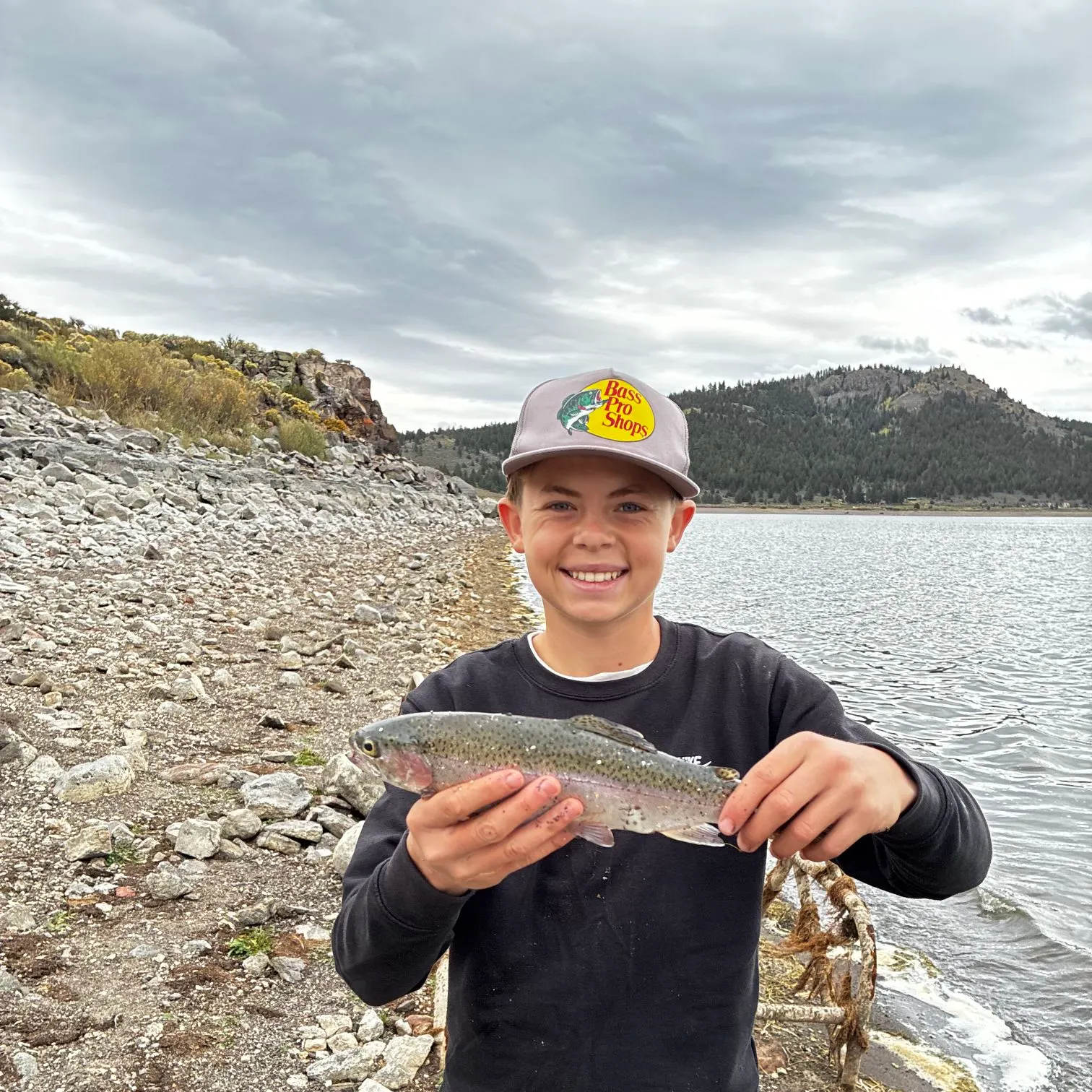 Rainbow trout caught on Fishbrain