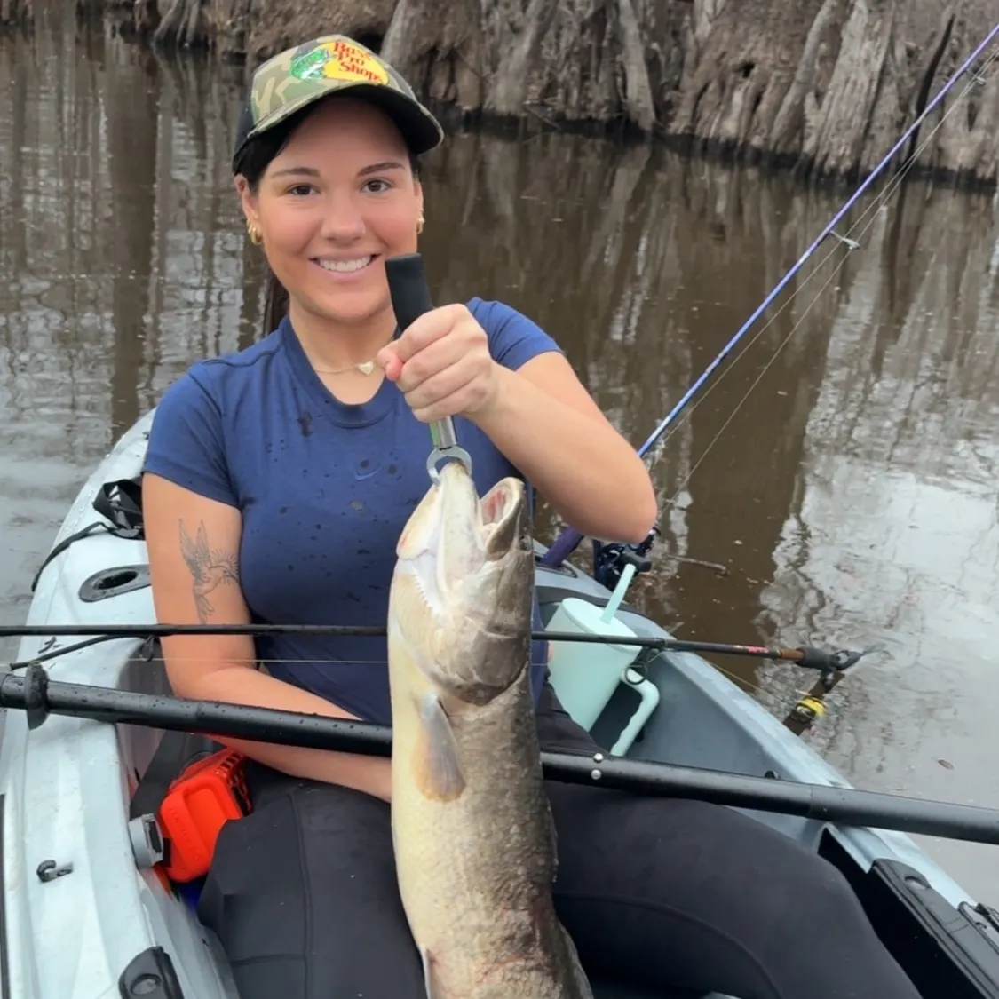 Eyetail bowfin caught on Fishbrain
