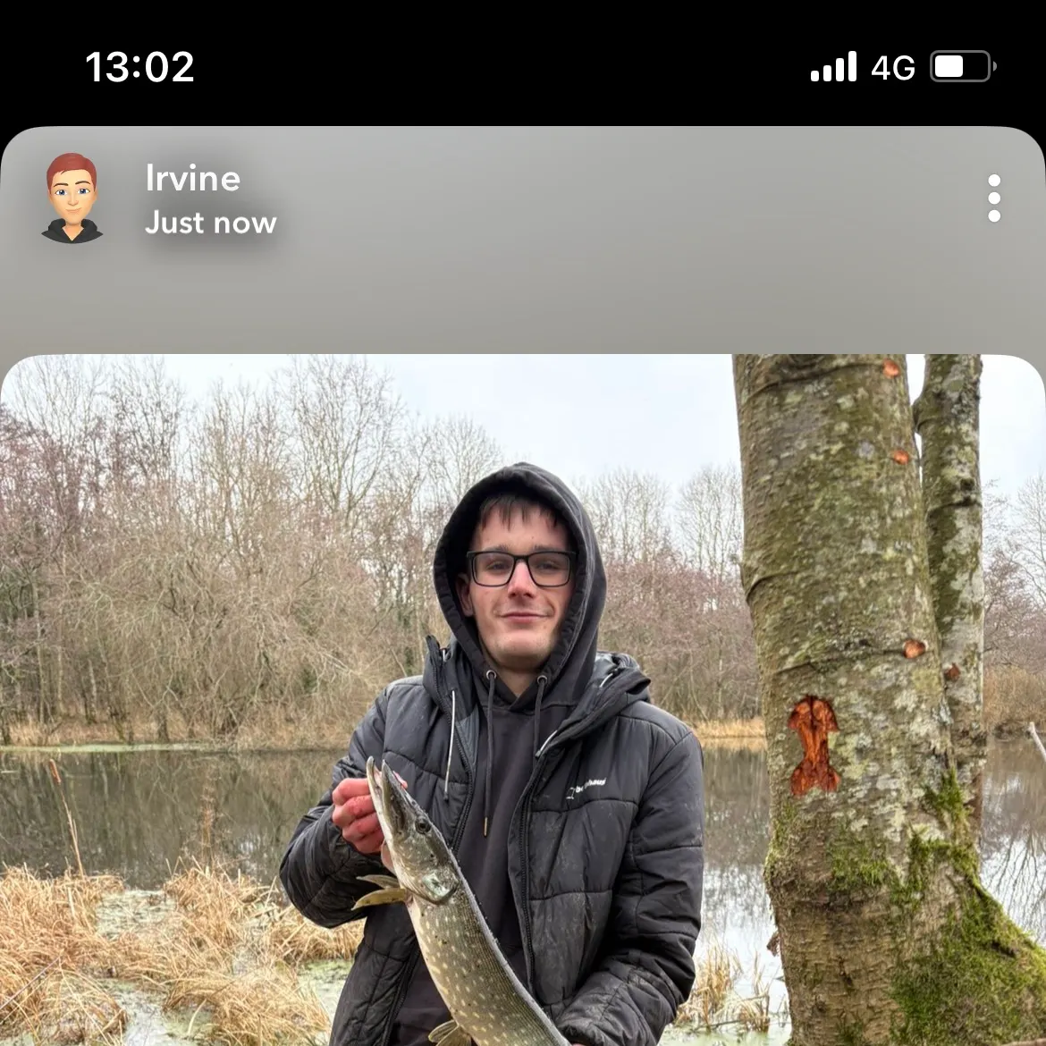 recently logged catches