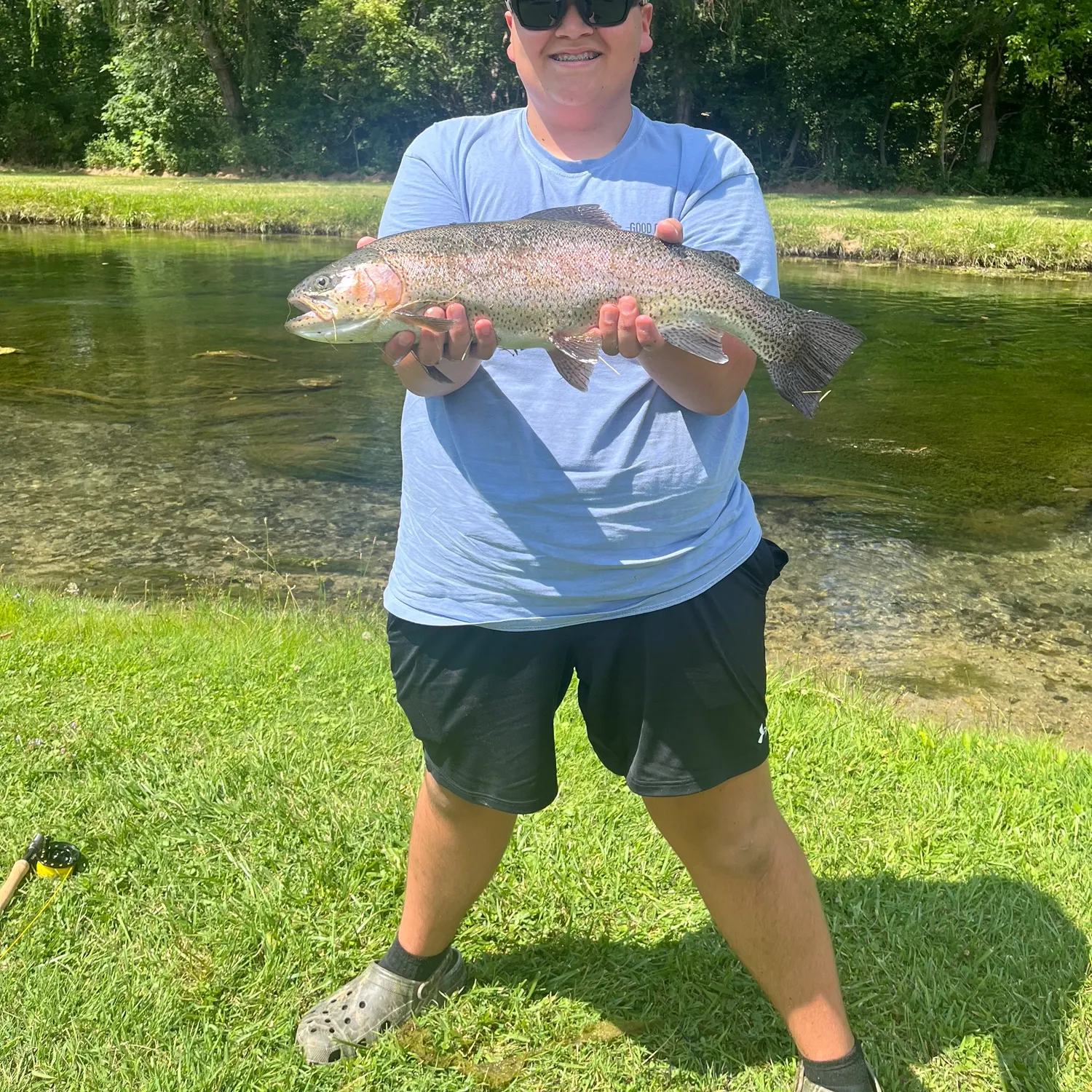 Rainbow trout caught on Fishbrain