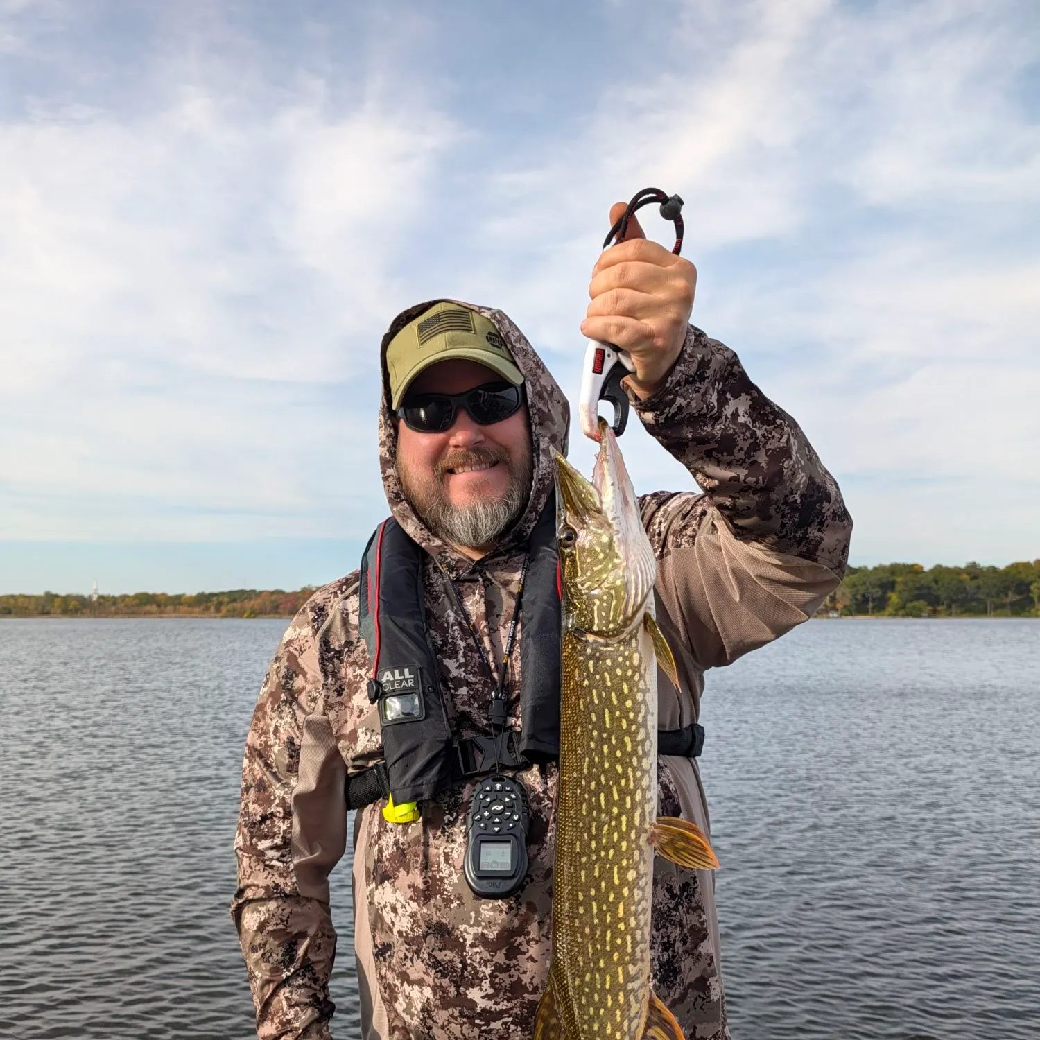Northern pike caught on Fishbrain