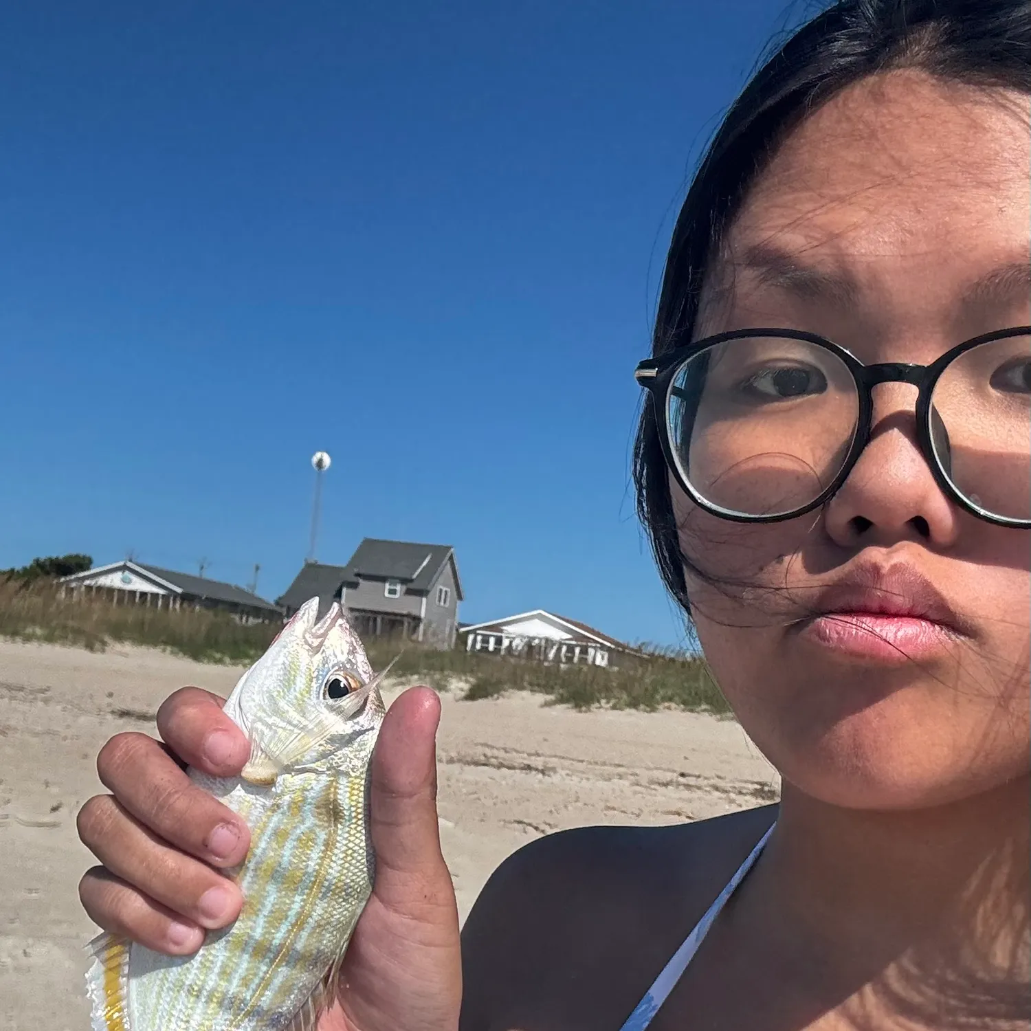 Spot croaker caught on Fishbrain
