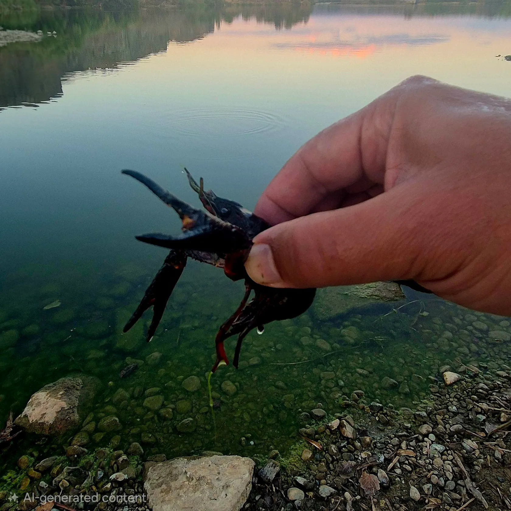 Red swamp crayfish caught on Fishbrain