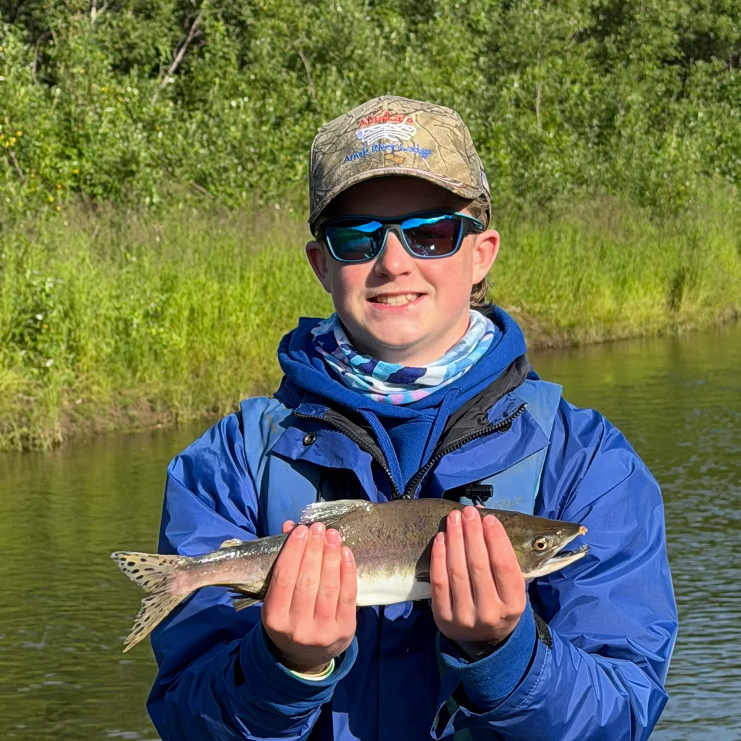 Pink salmon caught on Fishbrain