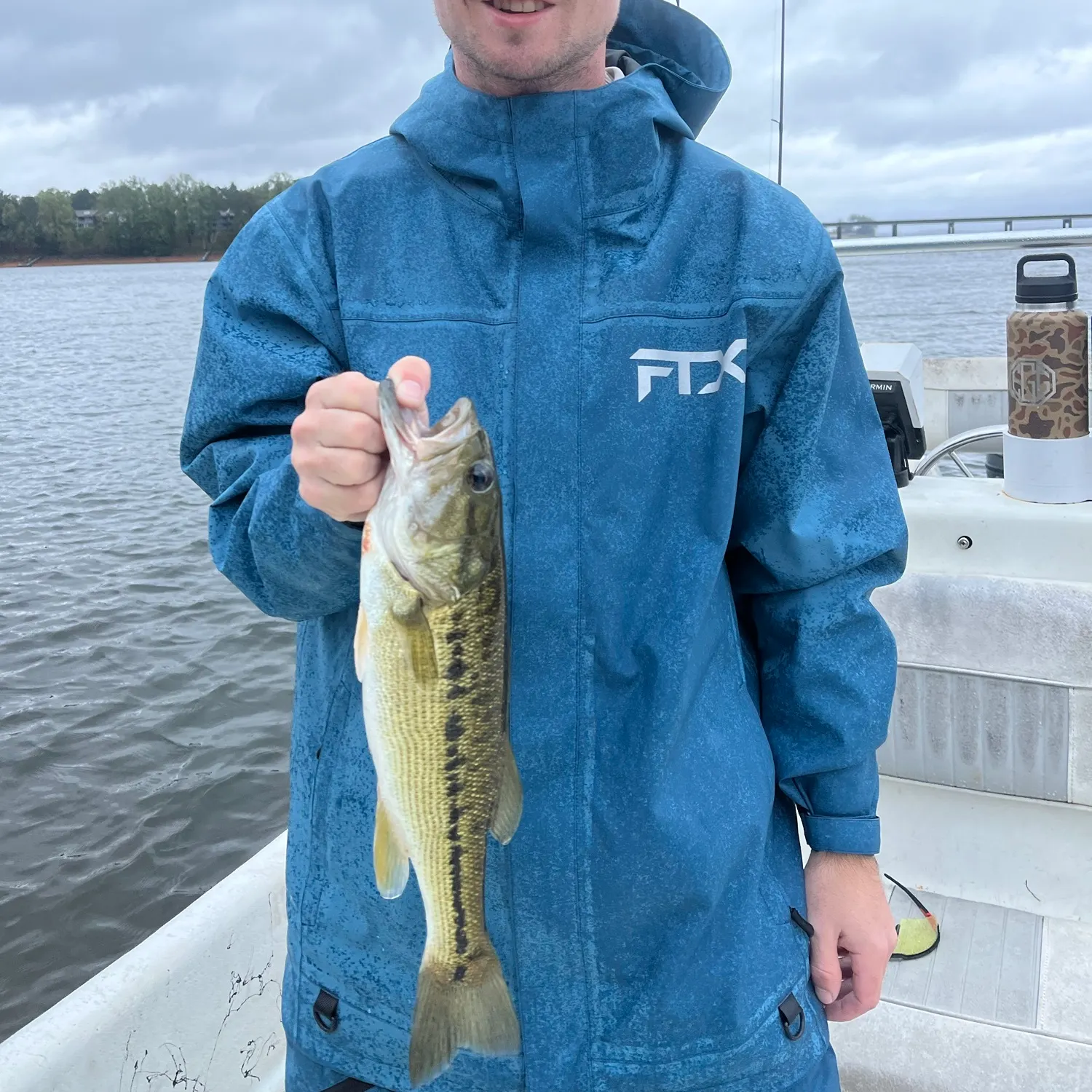 Spotted bass caught on Fishbrain