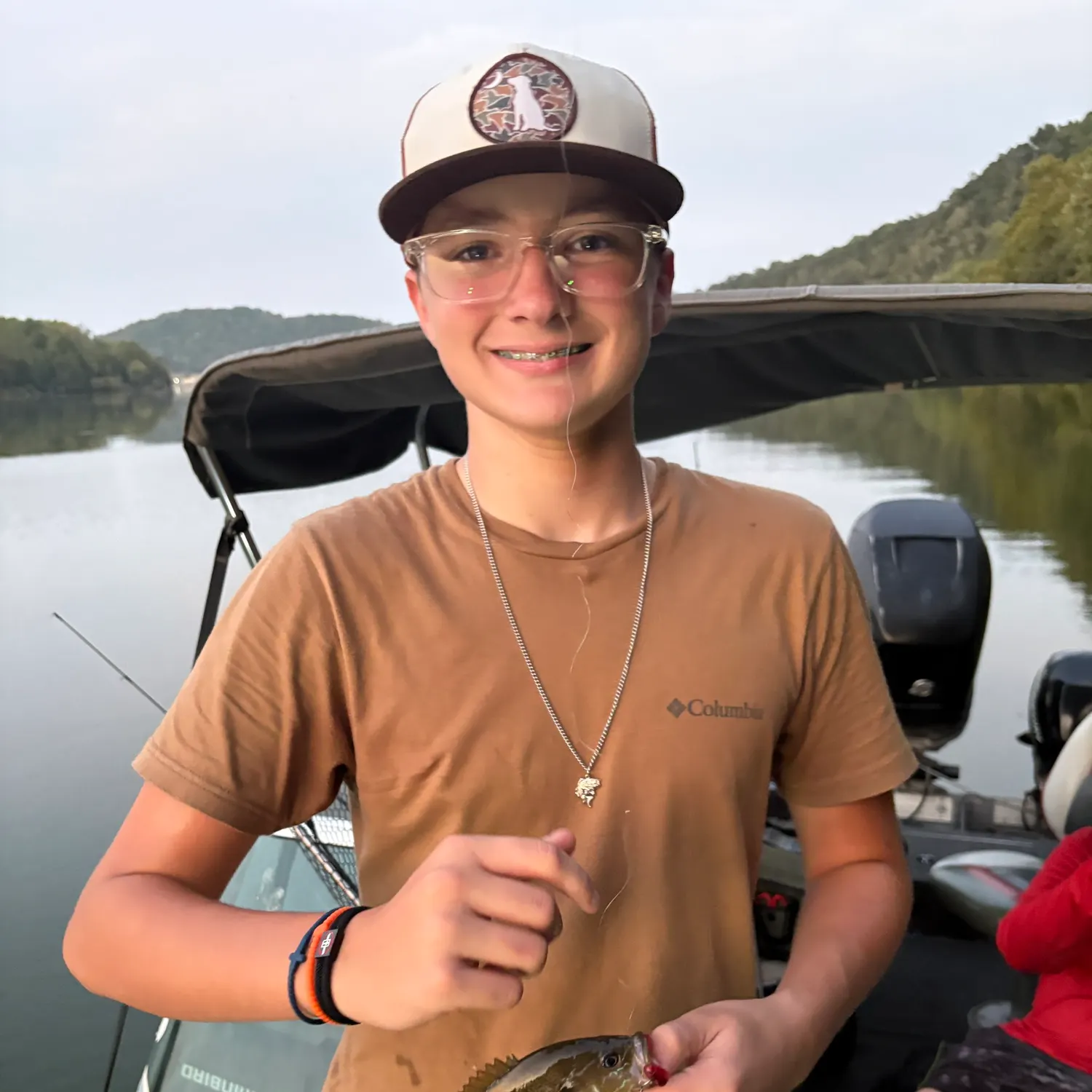 Green sunfish caught on Fishbrain
