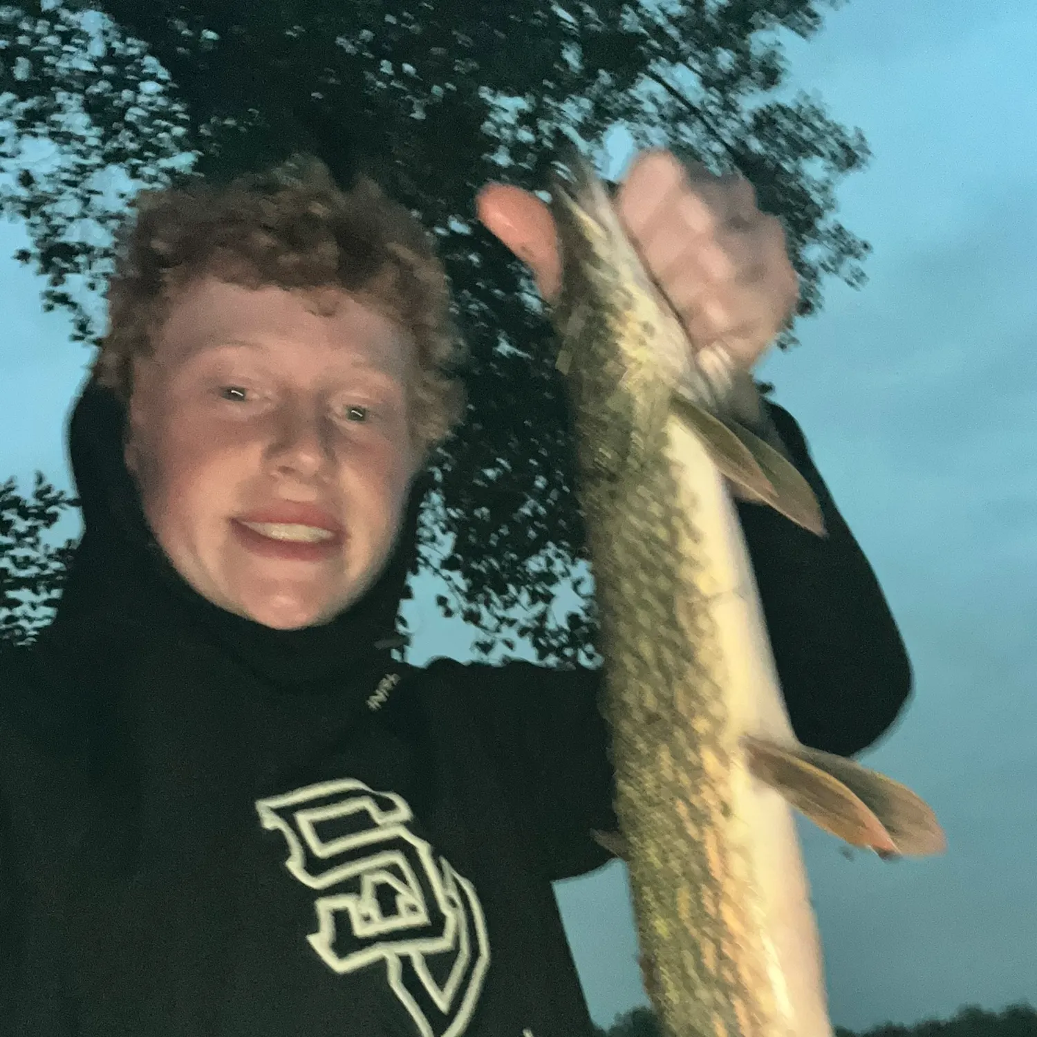 Northern pike caught on Fishbrain
