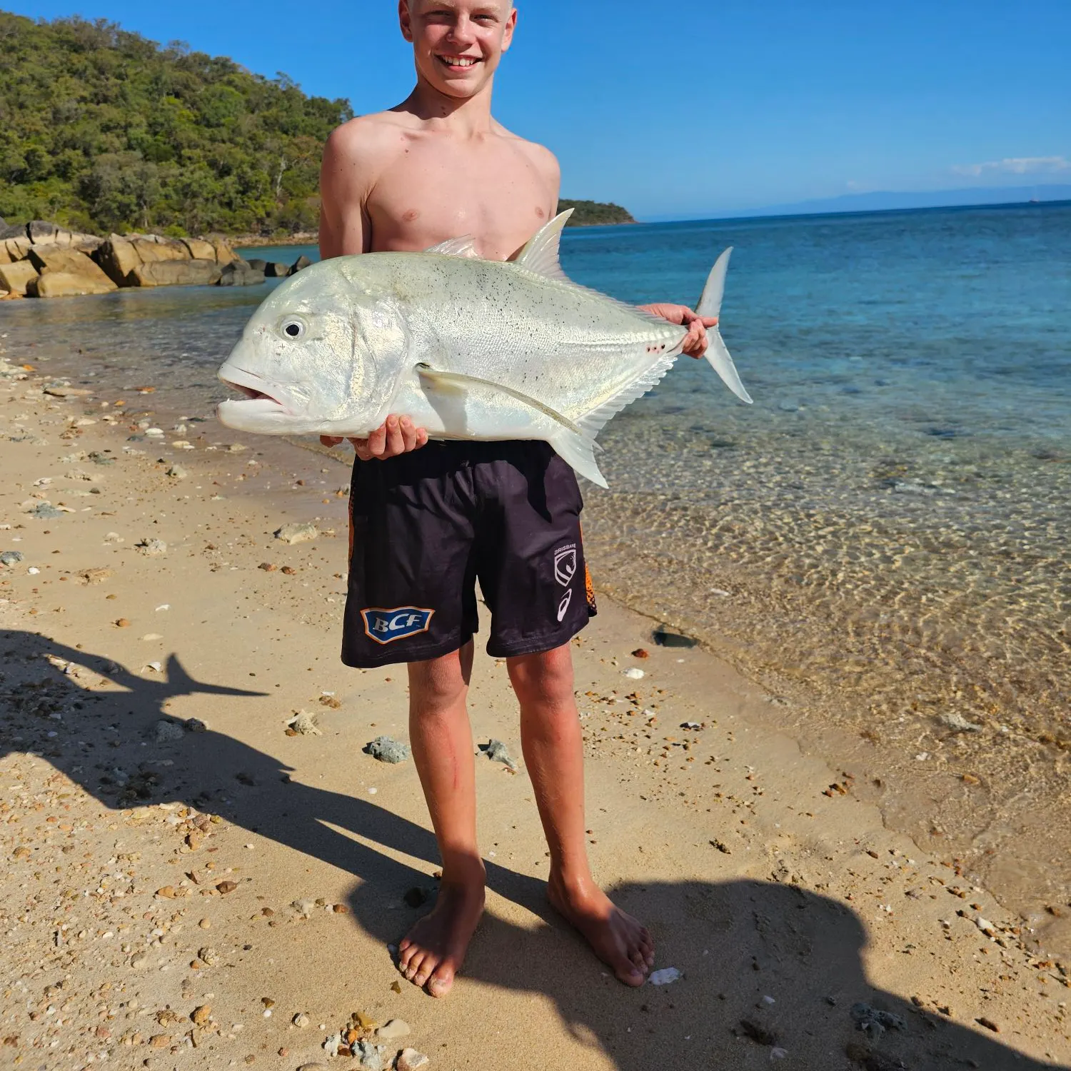 Giant trevally caught on Fishbrain