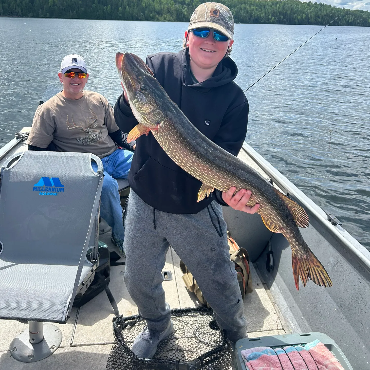 Northern pike caught on Fishbrain