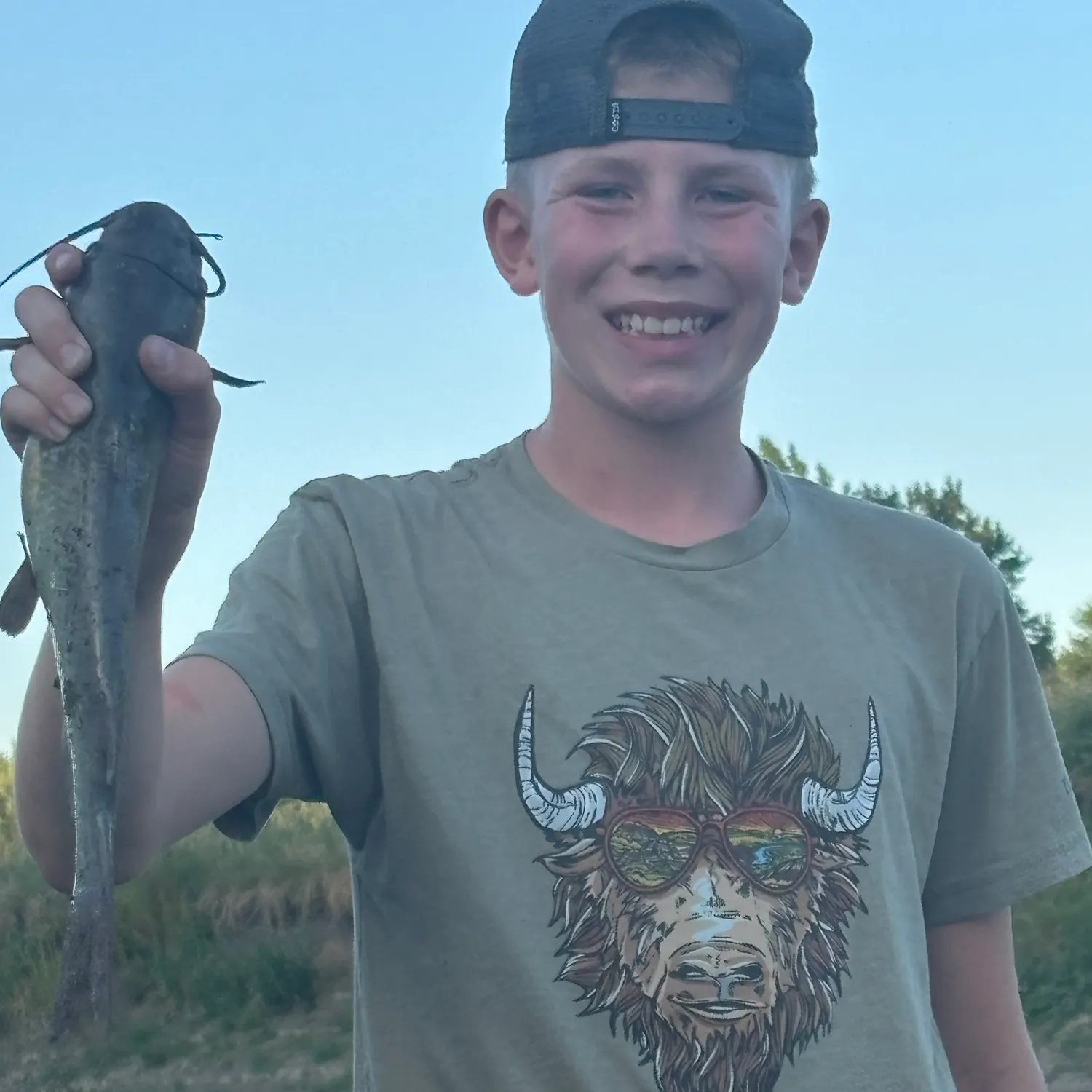 Channel catfish caught on Fishbrain