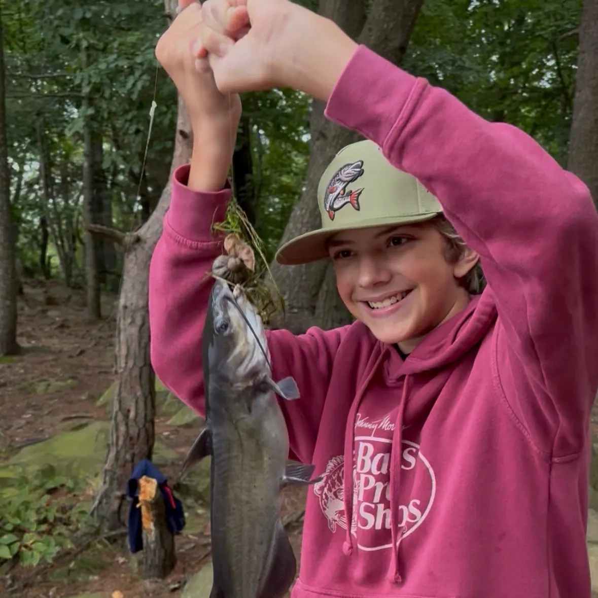 Channel catfish caught on Fishbrain