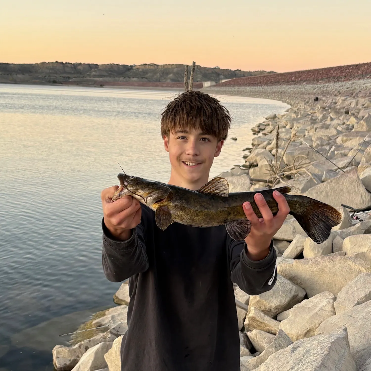 Flathead catfish caught on Fishbrain