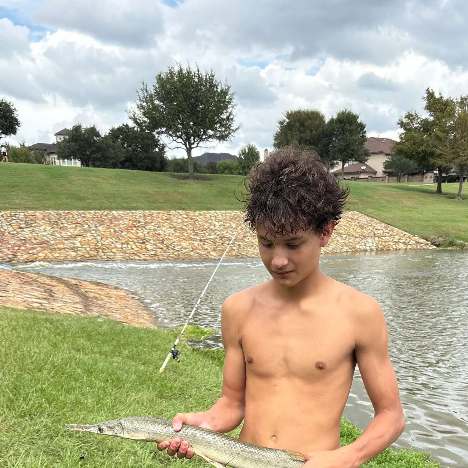 Alligator gar caught on Fishbrain
