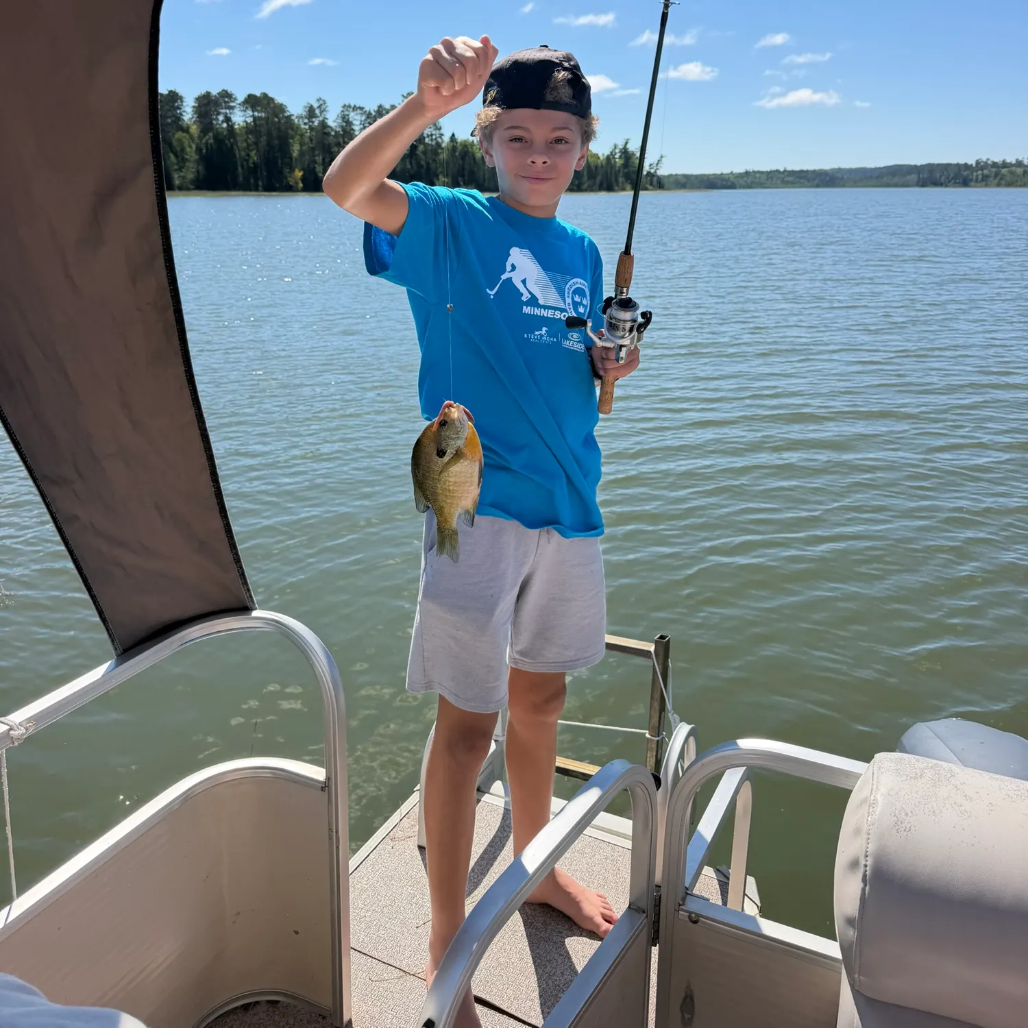 Pumpkinseed caught on Fishbrain