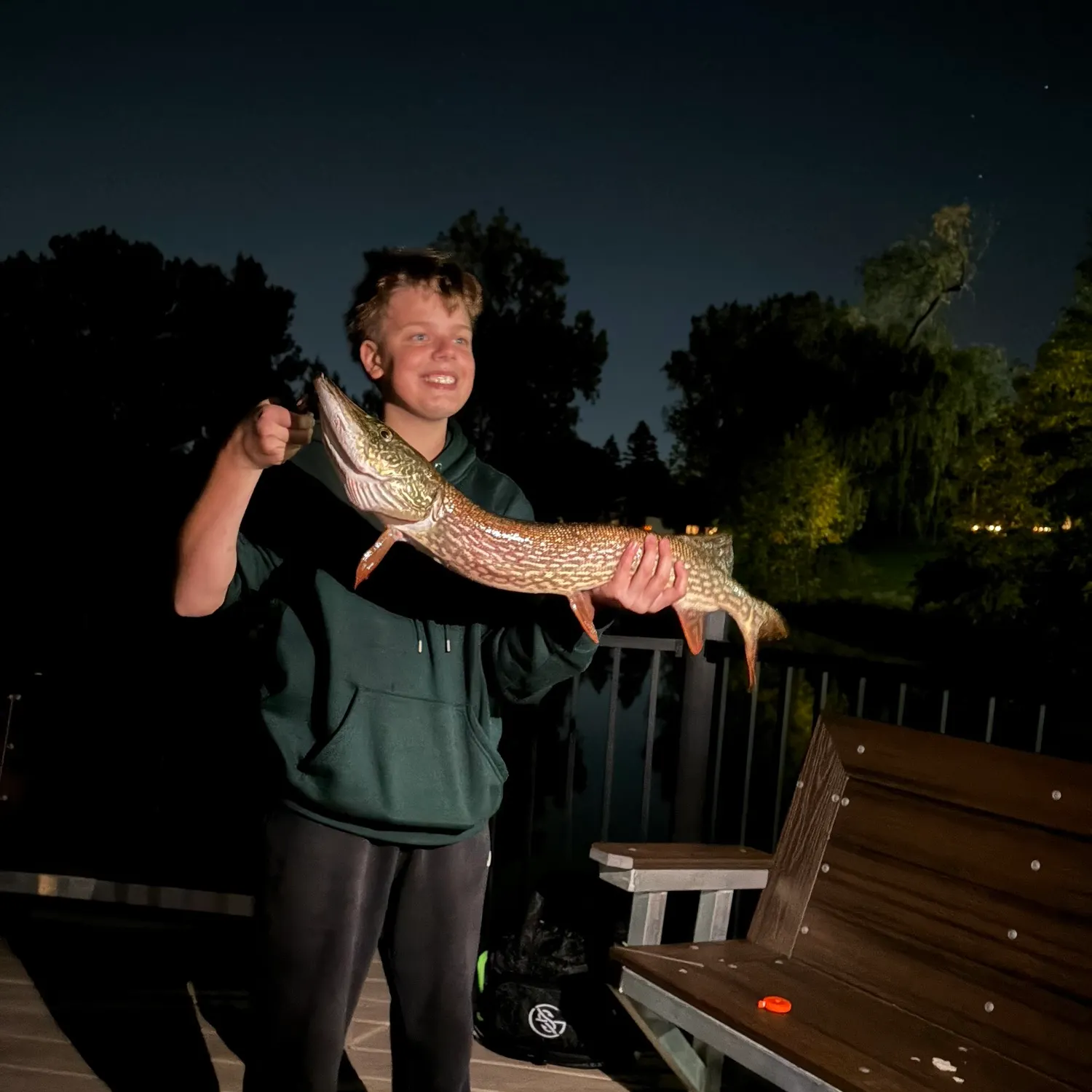 Northern pike caught on Fishbrain