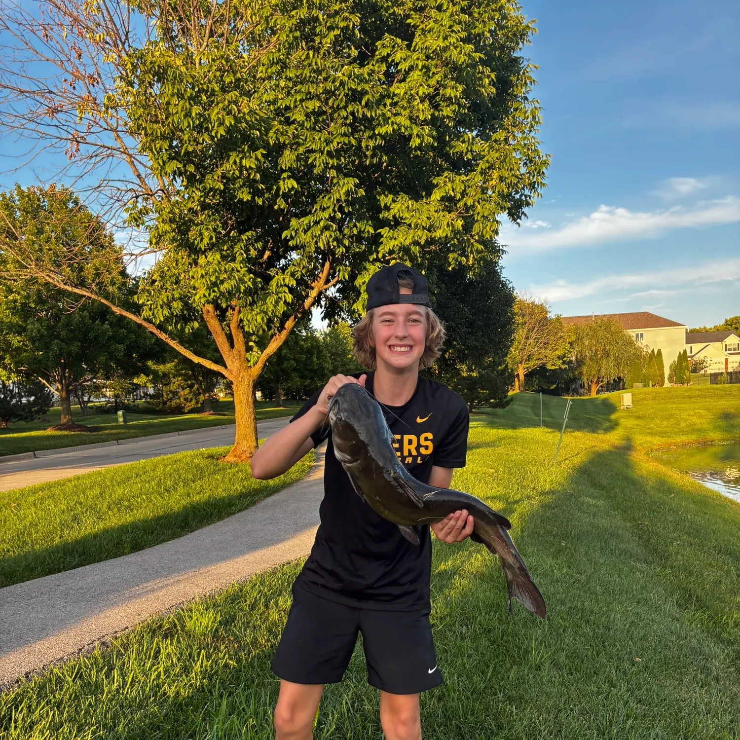 Channel catfish caught on Fishbrain