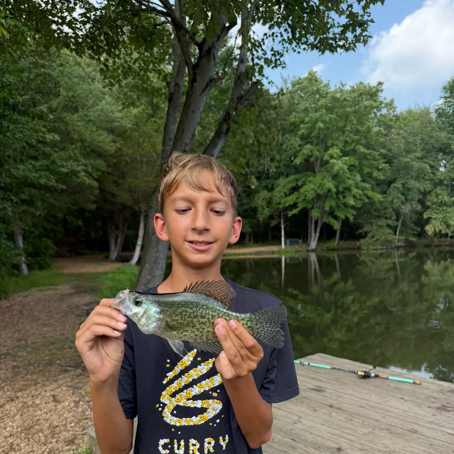 Black crappie caught on Fishbrain