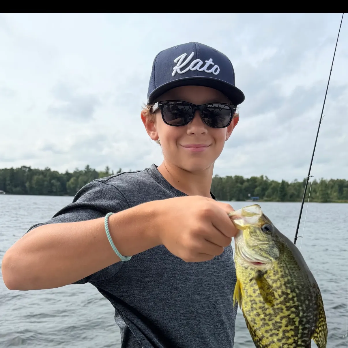 Black crappie caught on Fishbrain
