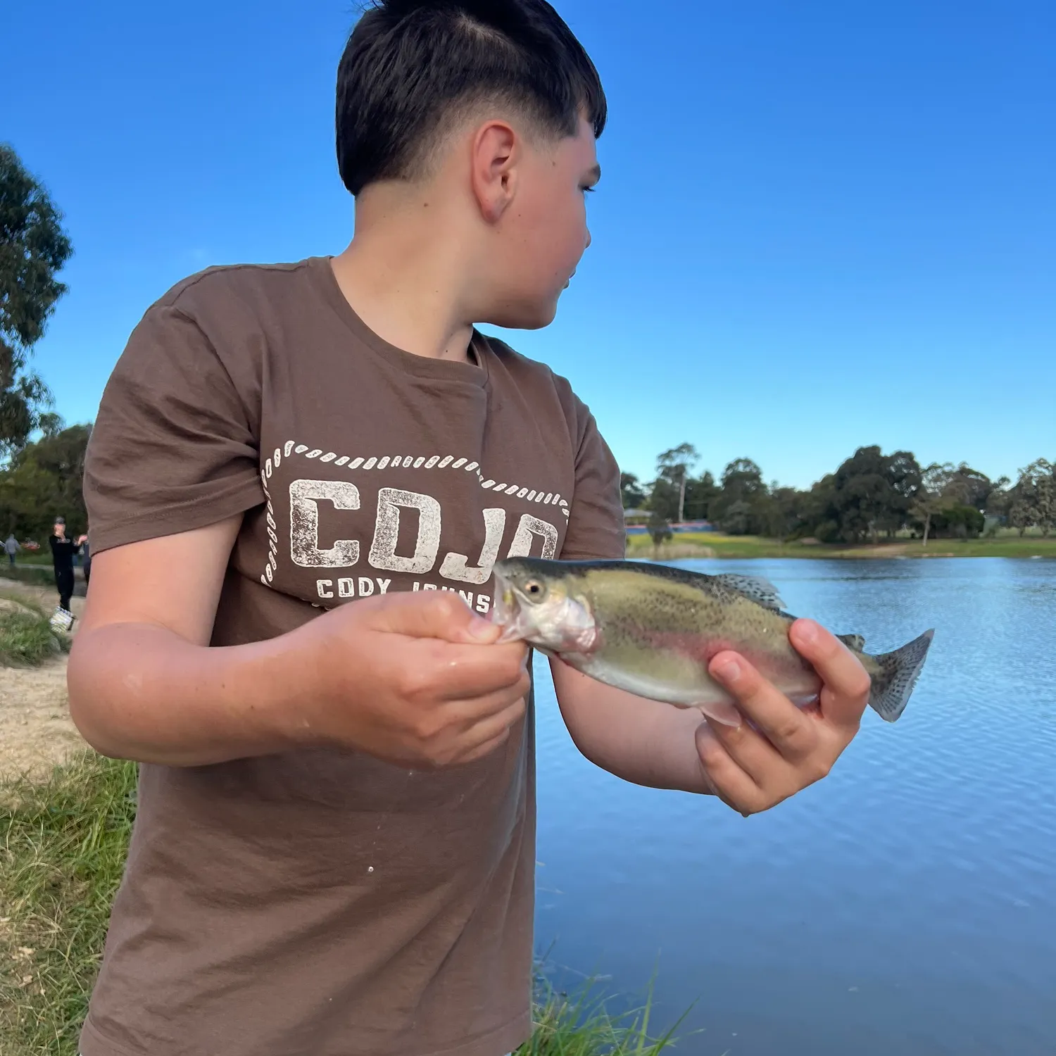Rainbow trout caught on Fishbrain