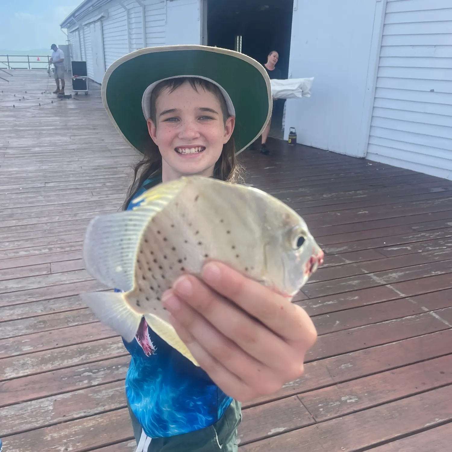 The most recent Spotted sicklefish catches on Fishbrain
