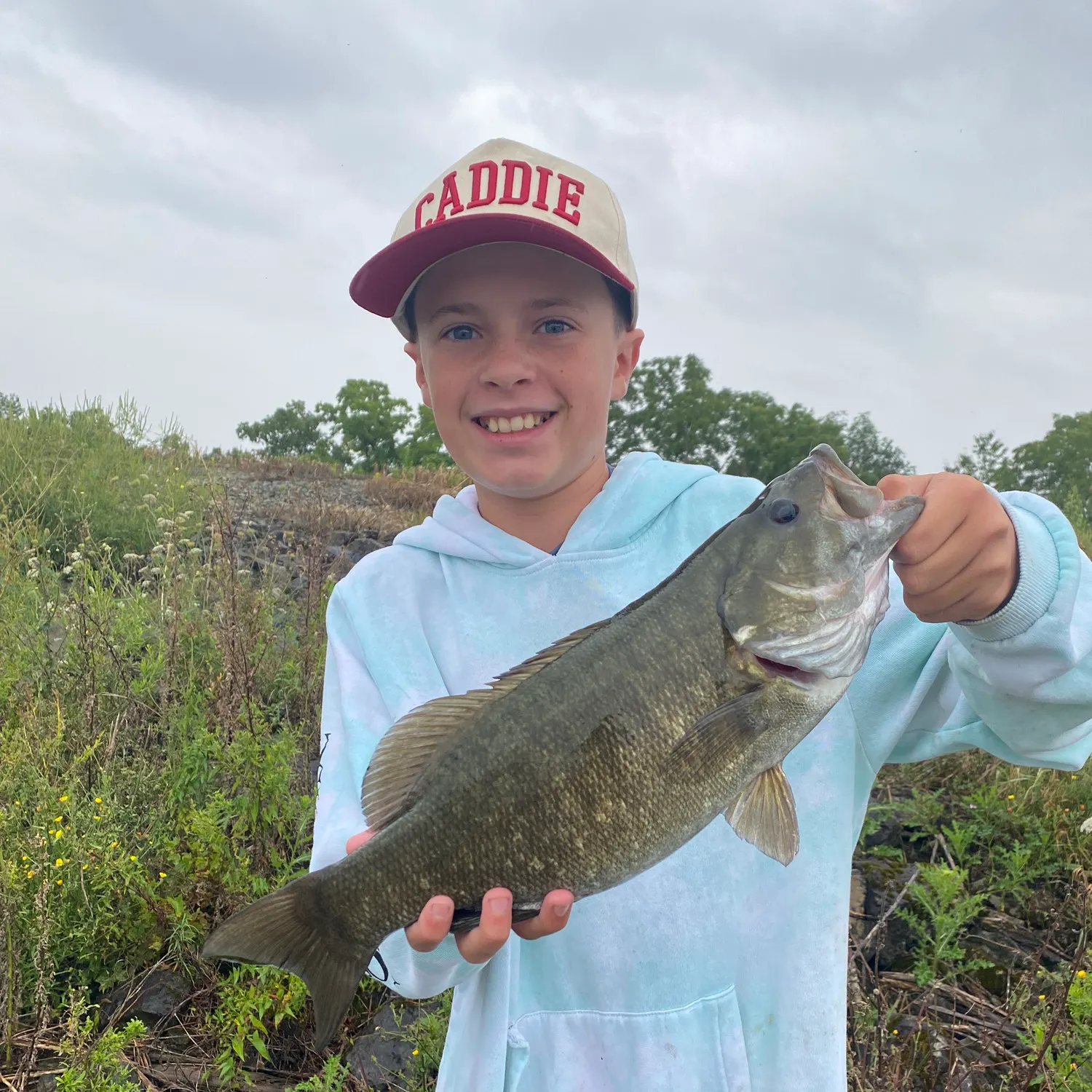 Smallmouth bass caught on Fishbrain