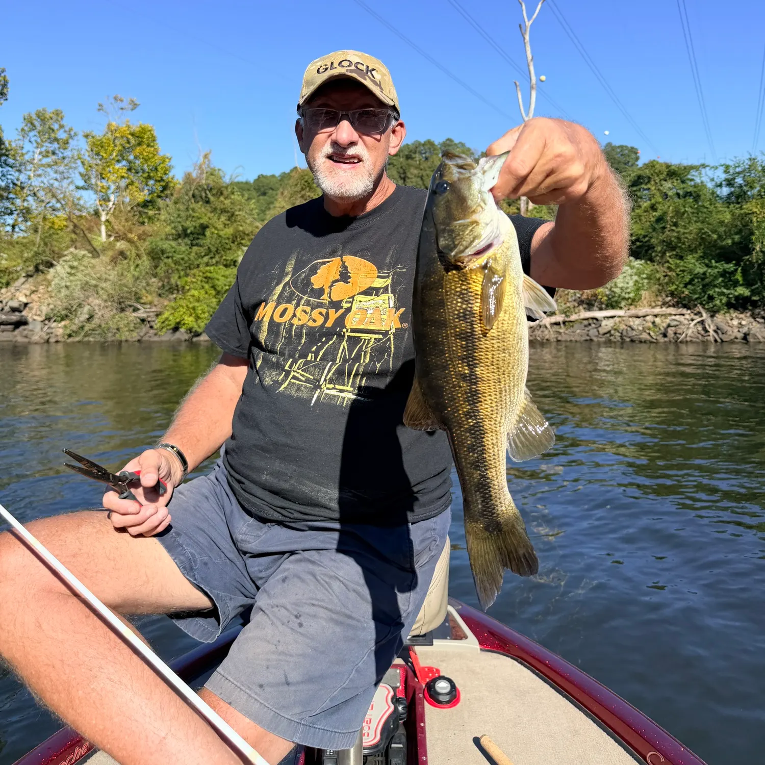 Spotted bass caught on Fishbrain
