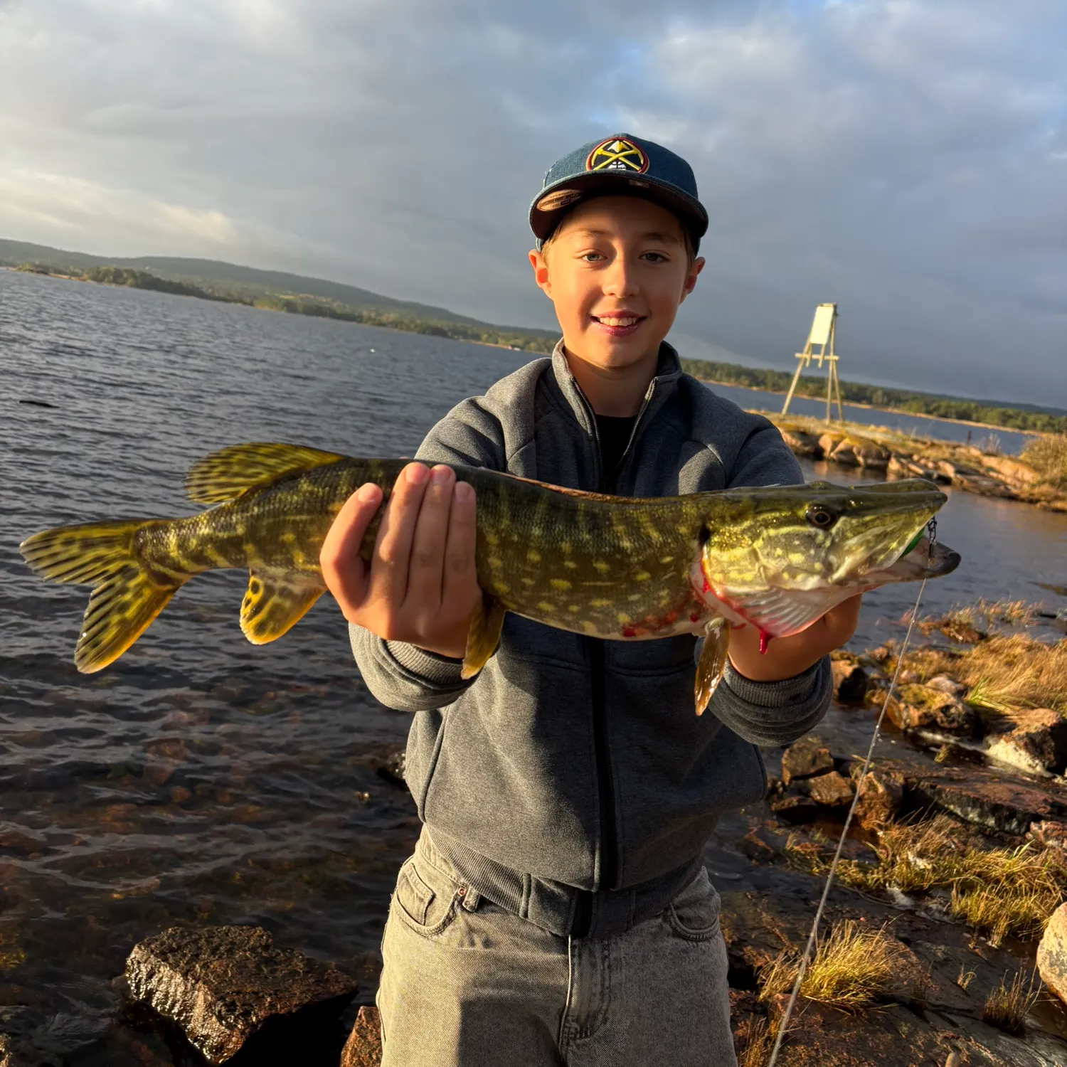 Northern pike caught on Fishbrain